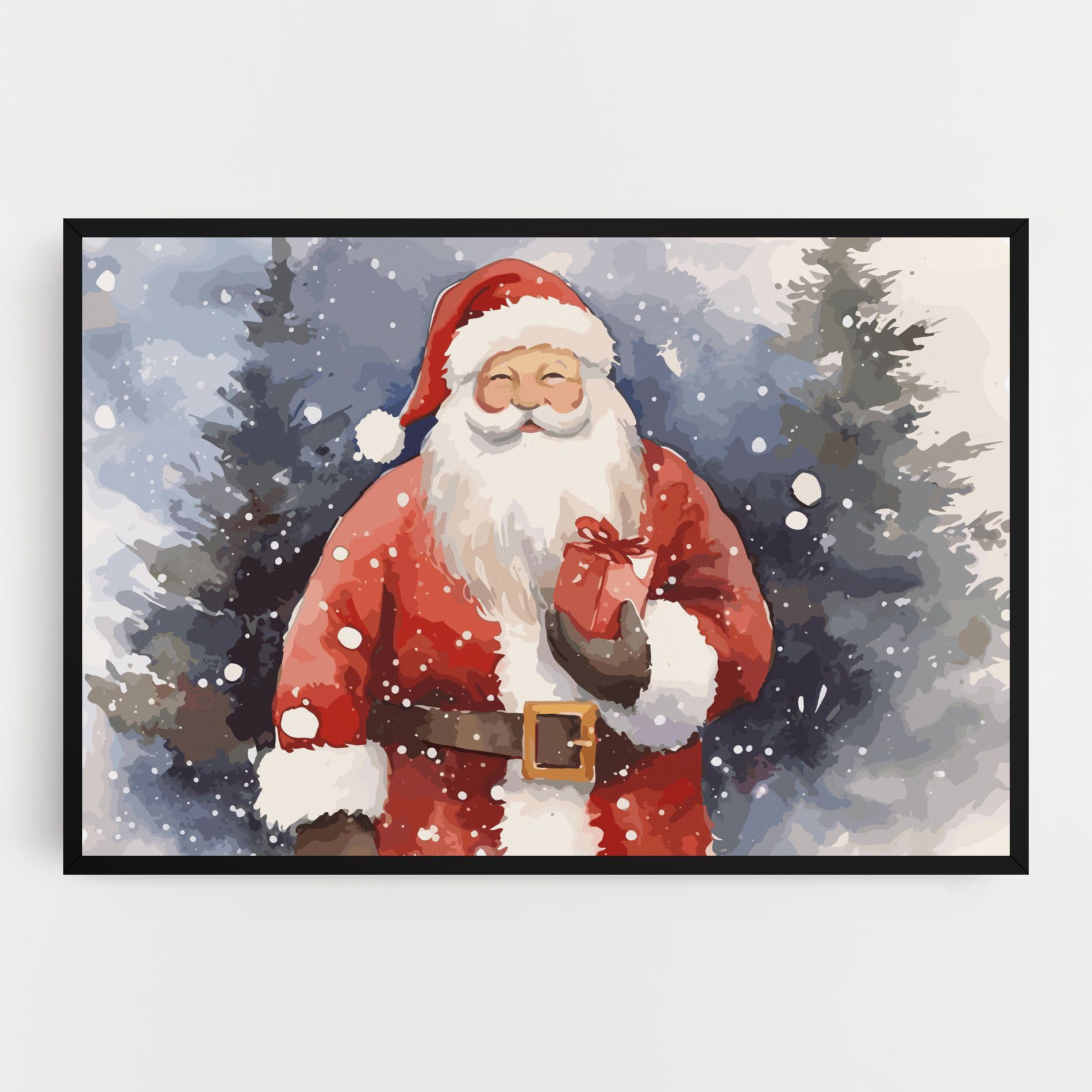 Holding Gift mockup 0