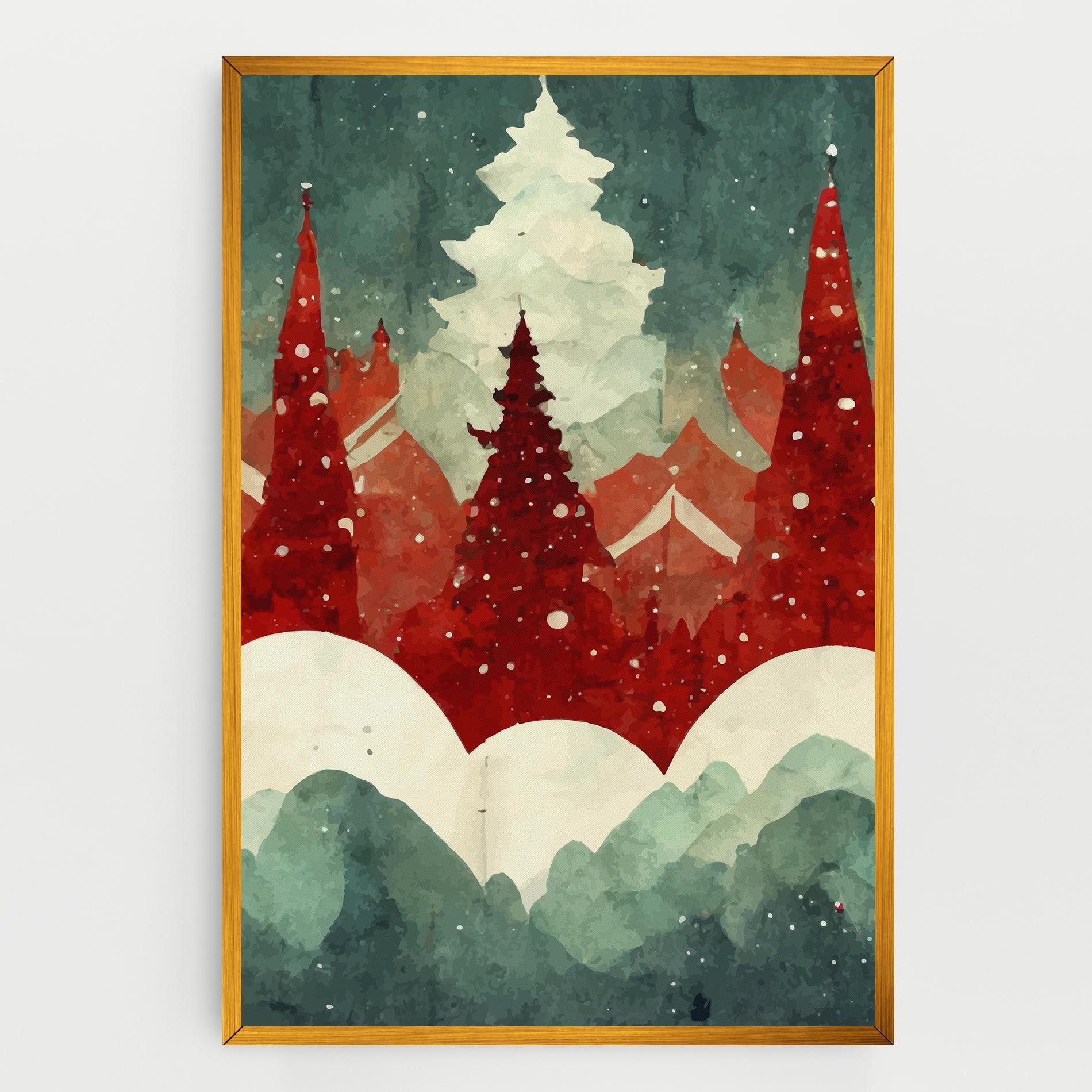 Christmas Landscape mockup 0
