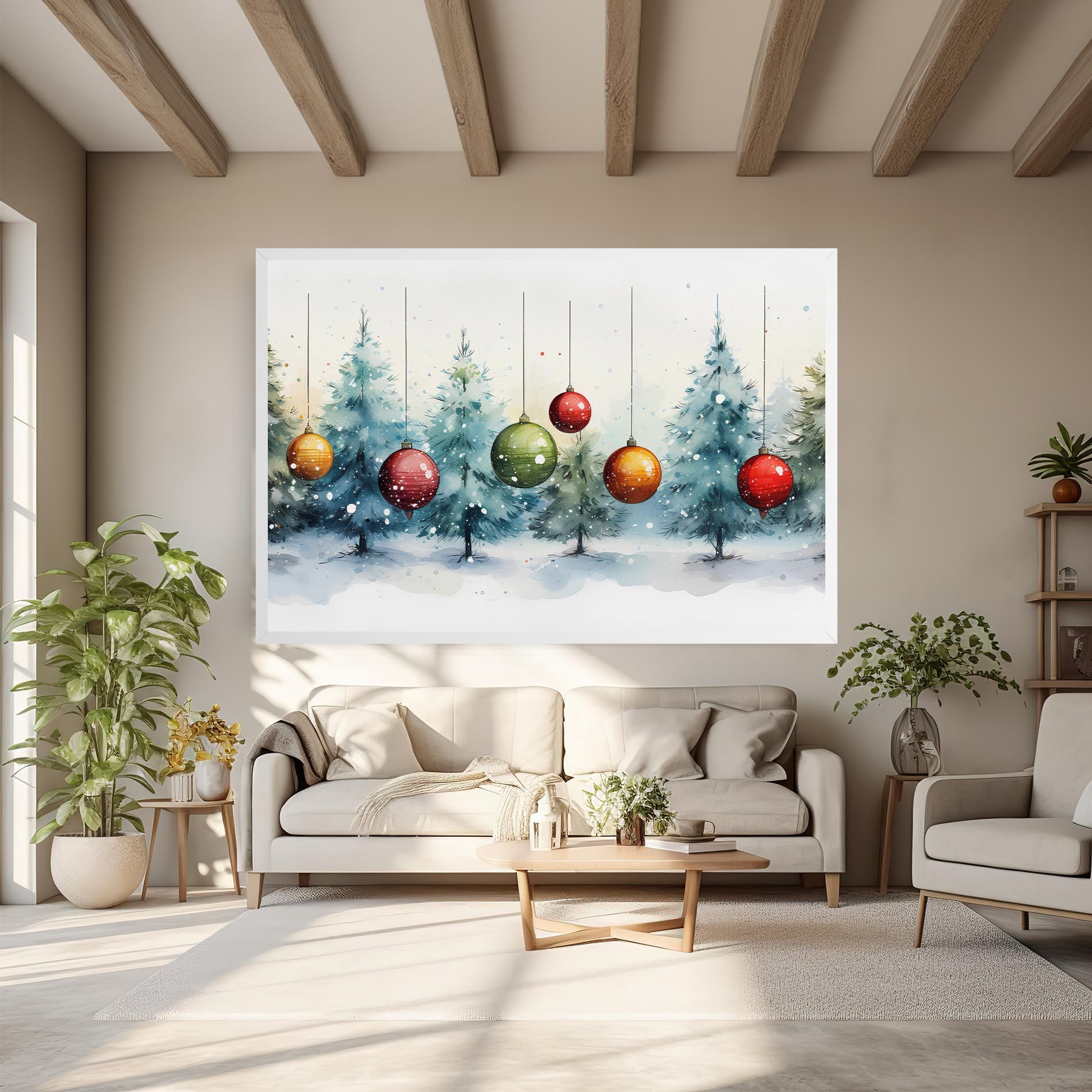Christmas Tree Painting mockup 6