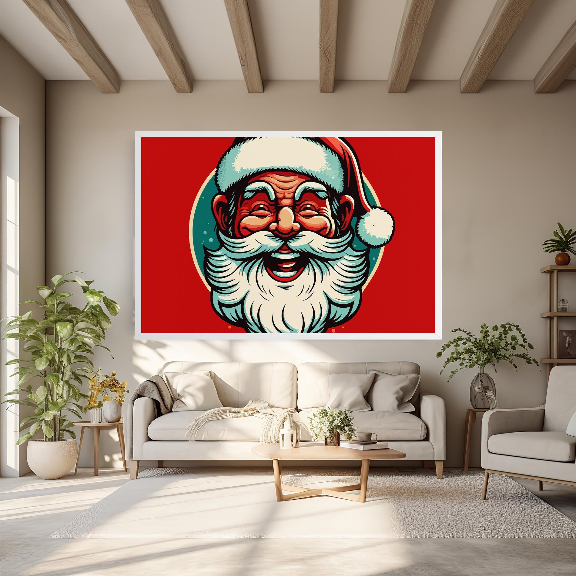 Картина на платно Crazy Smile mockup 6