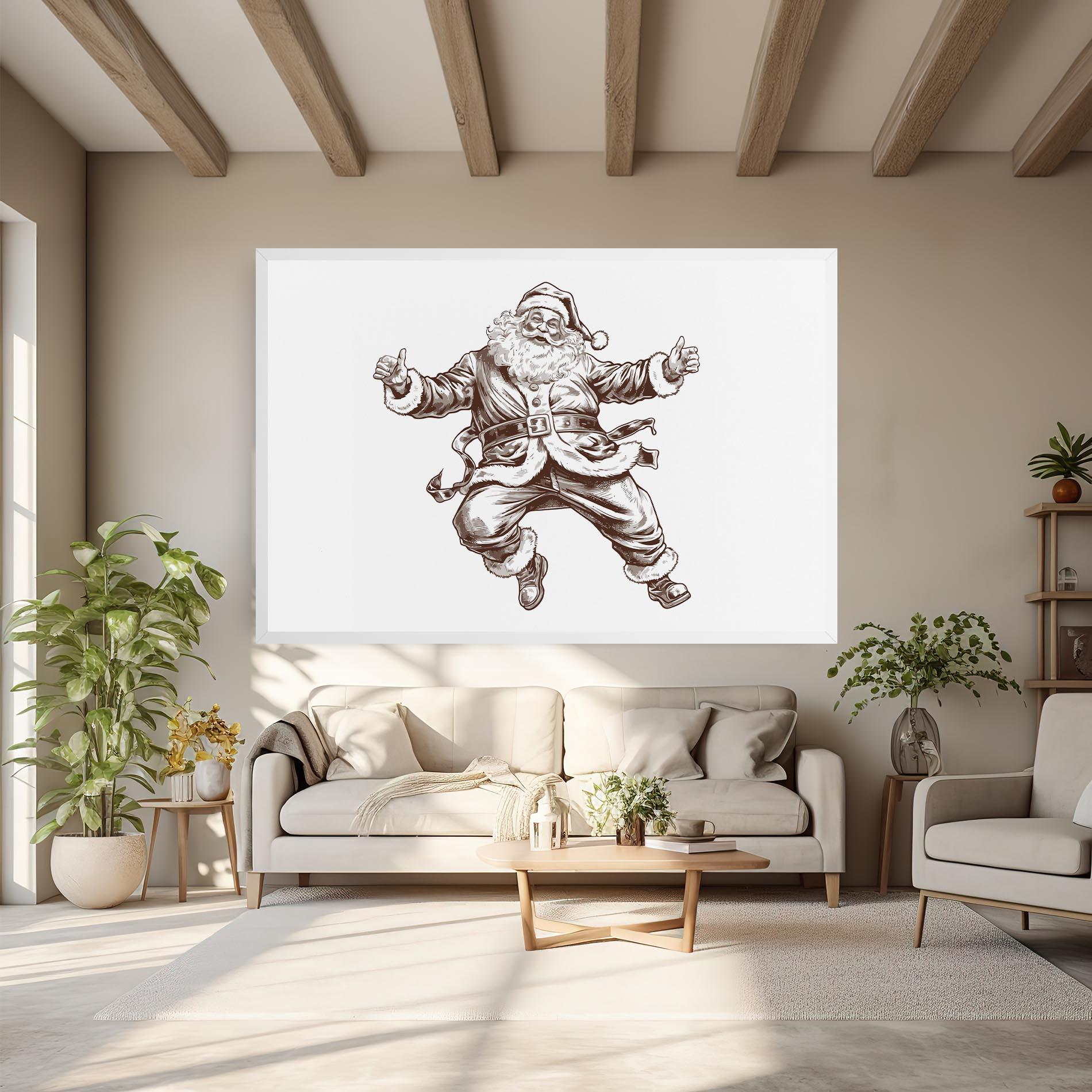 Картина на платно Santa Ok mockup 6