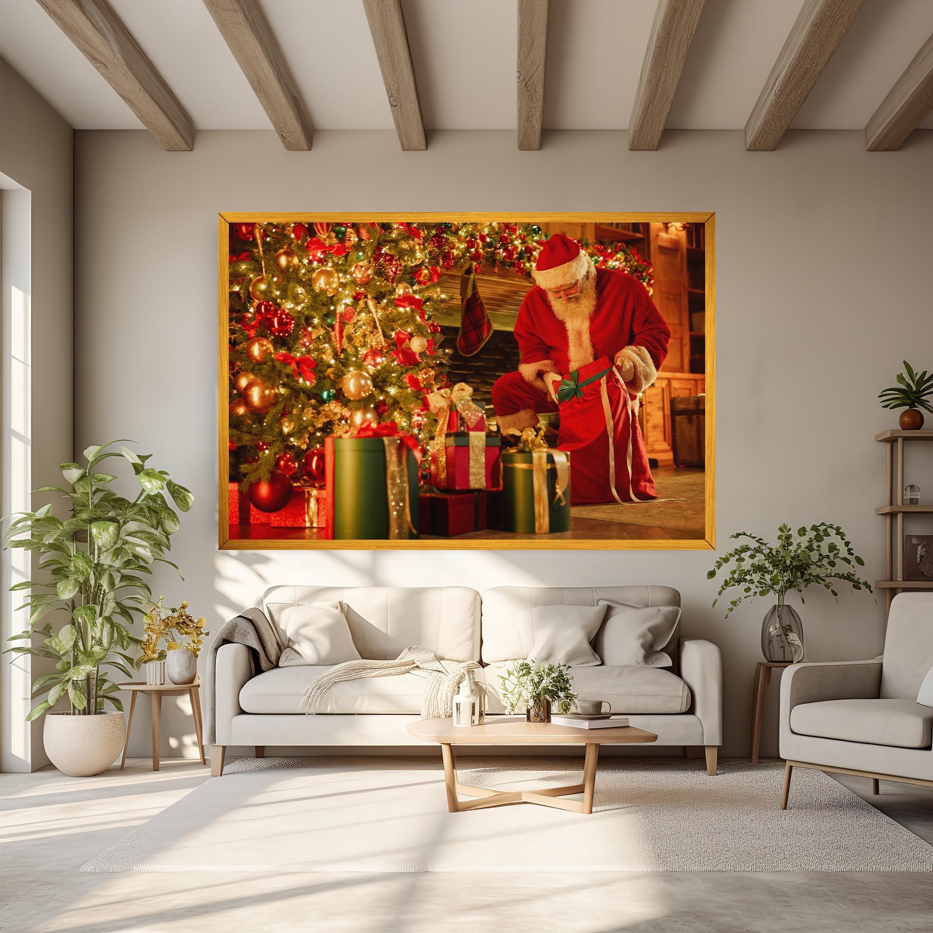 Картина на платно Presenting Gifts mockup 6