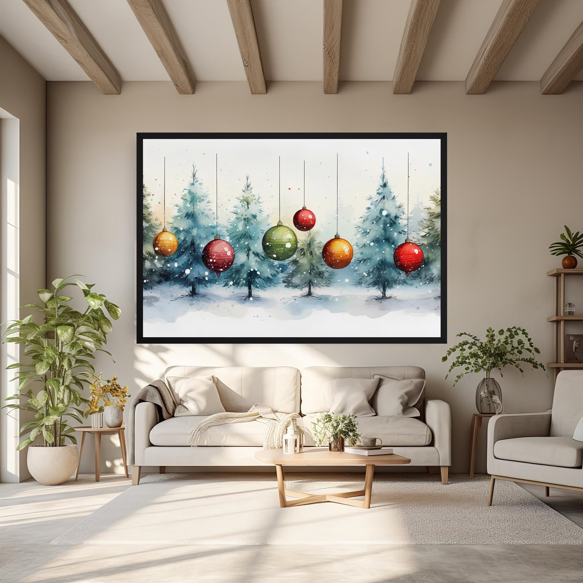 Christmas Tree Painting mockup 6