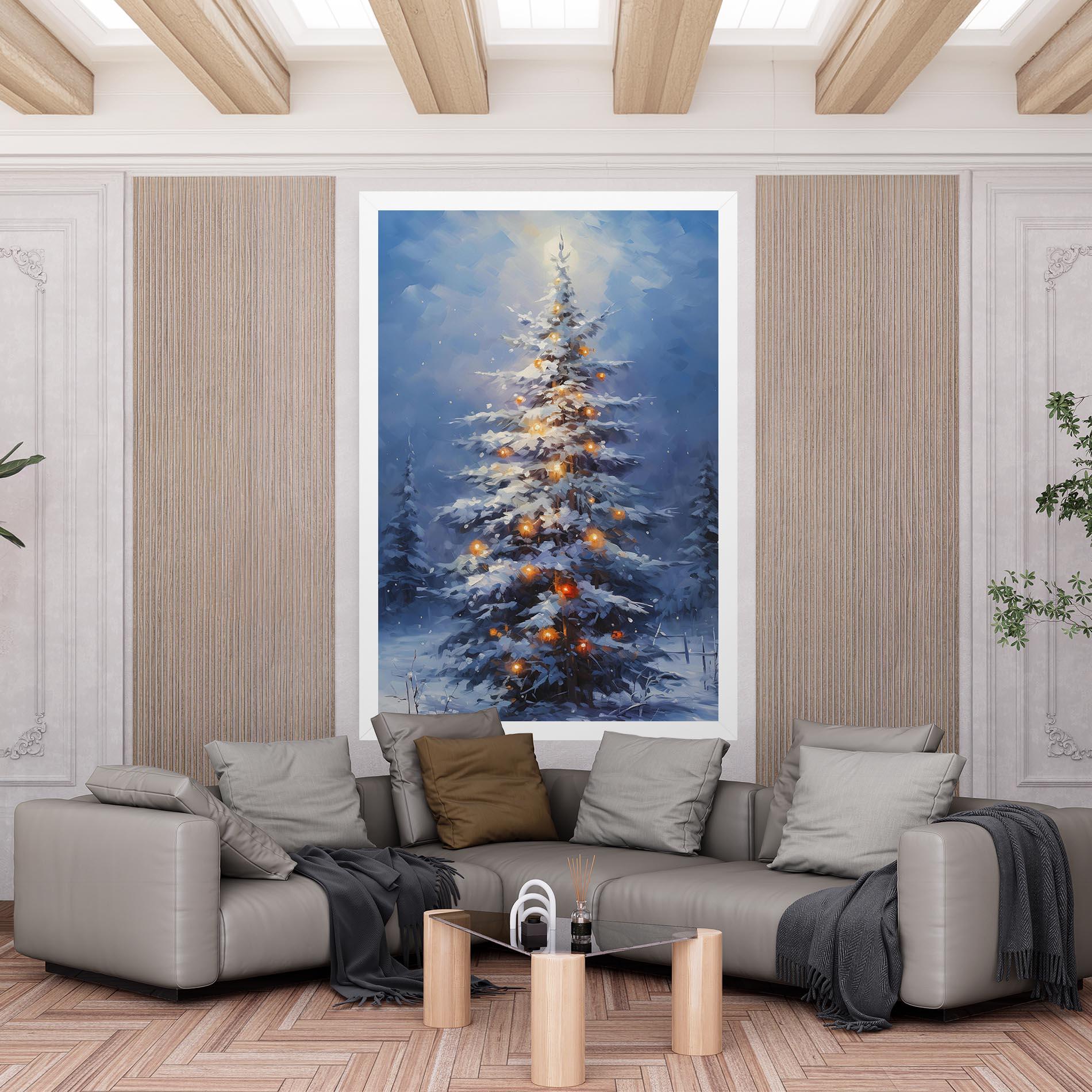 Картина на платно Tall Slender Tree mockup 6