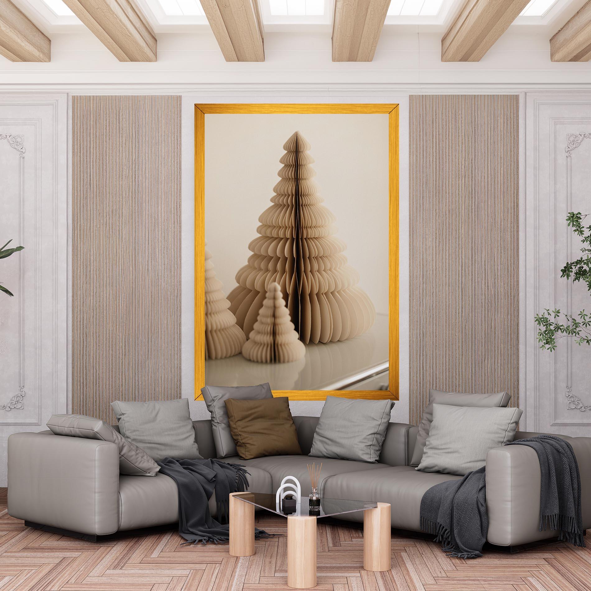 Картина на платно Paper Tree mockup 6