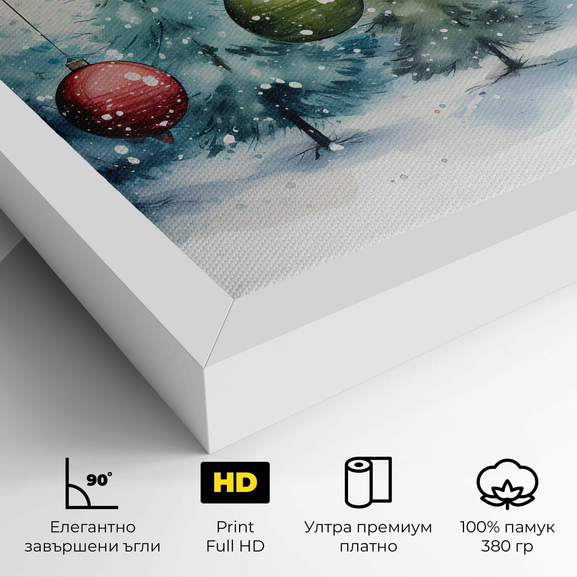 Christmas Tree Painting mockup 4