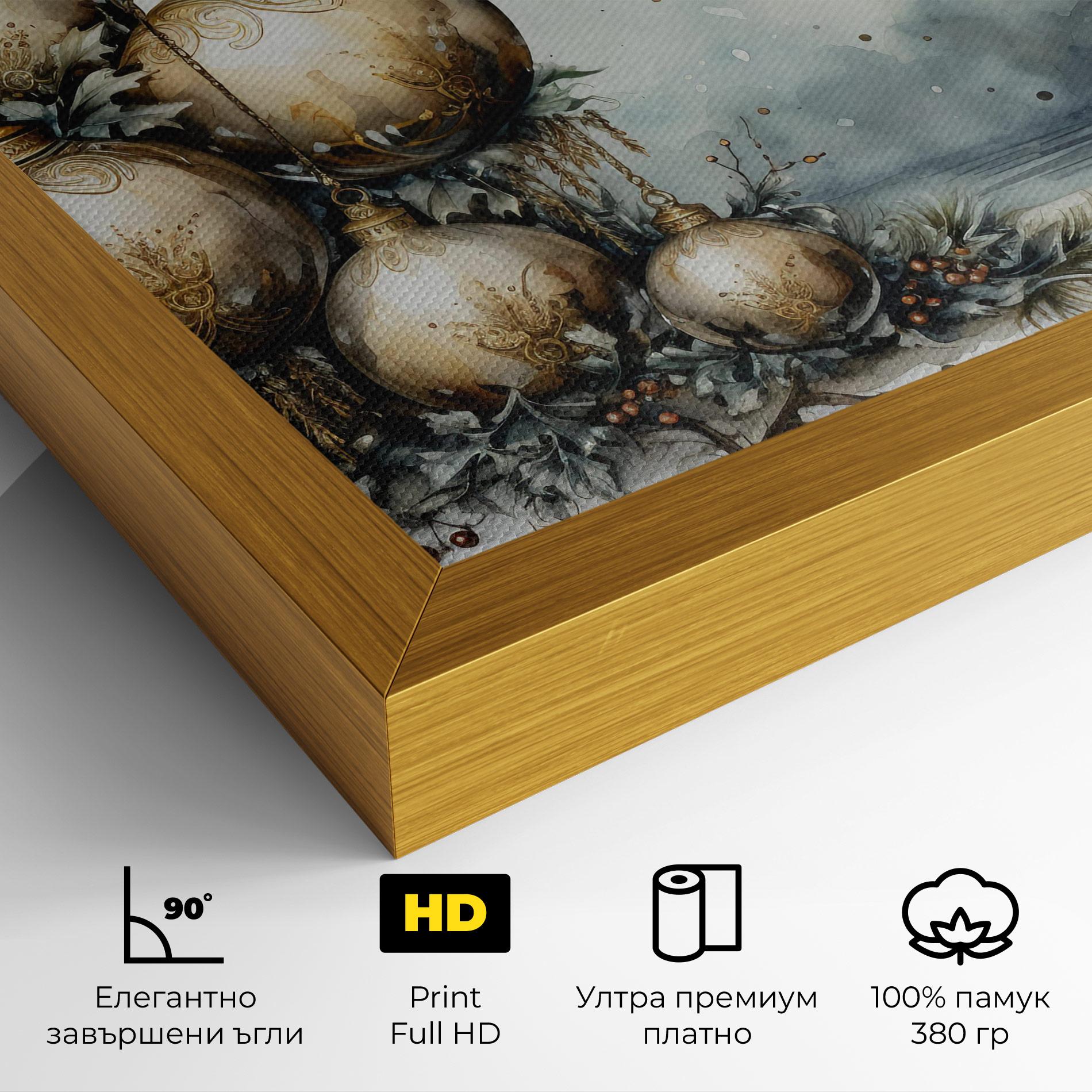 Картина на платно Christmas Art Paper mockup 4