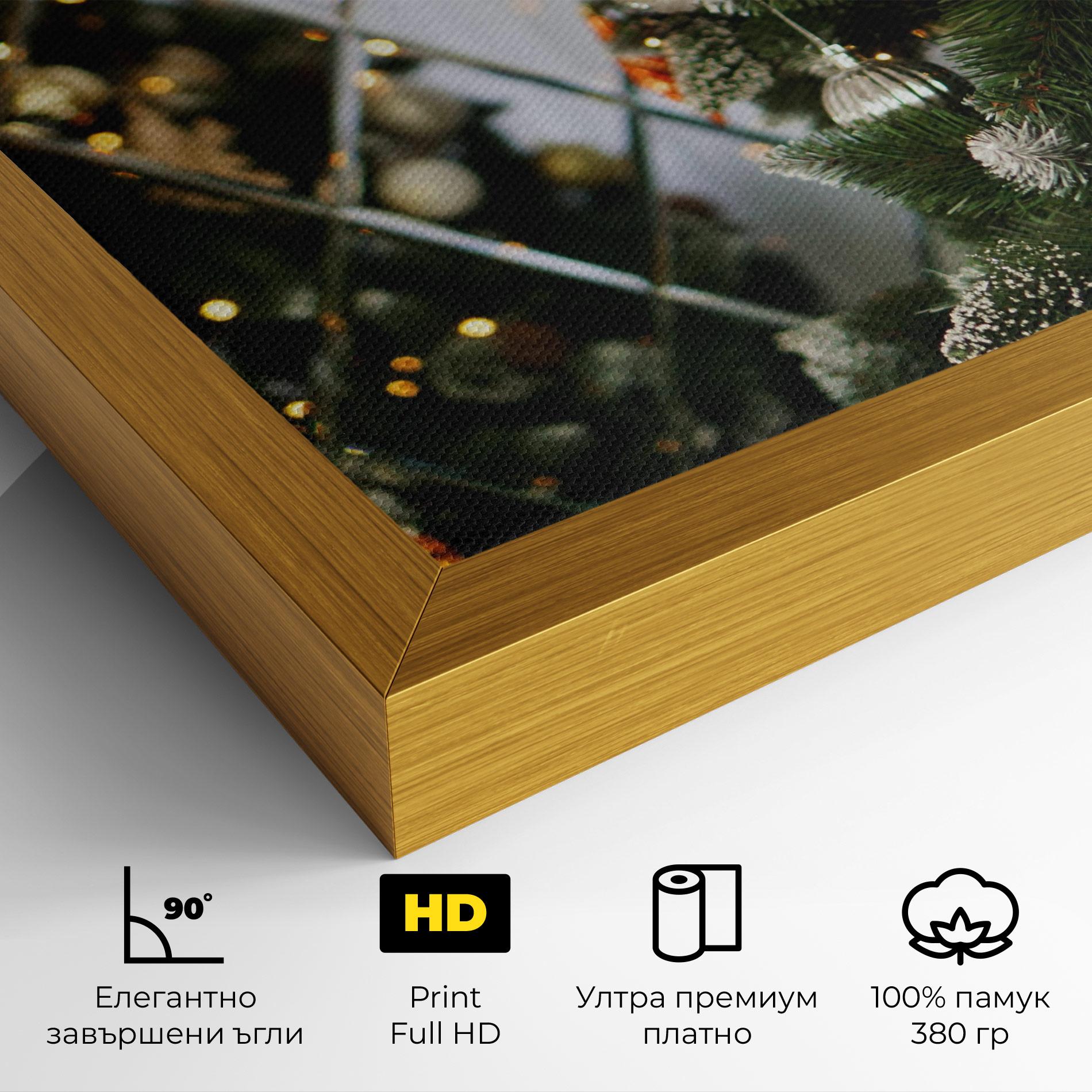 Картина на платно Christmas Decor Tree mockup 4