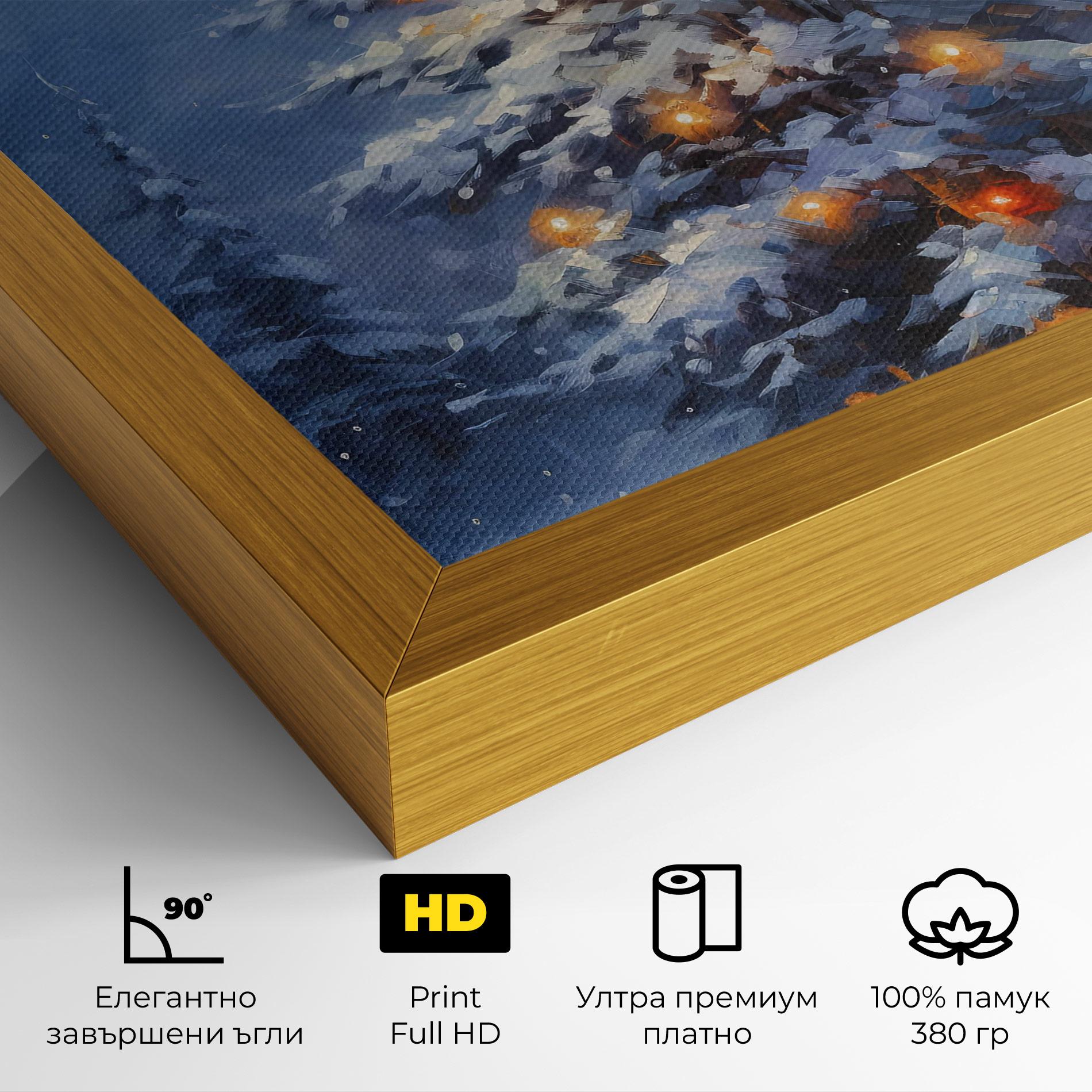 Картина на платно Tall Slender Tree mockup 4