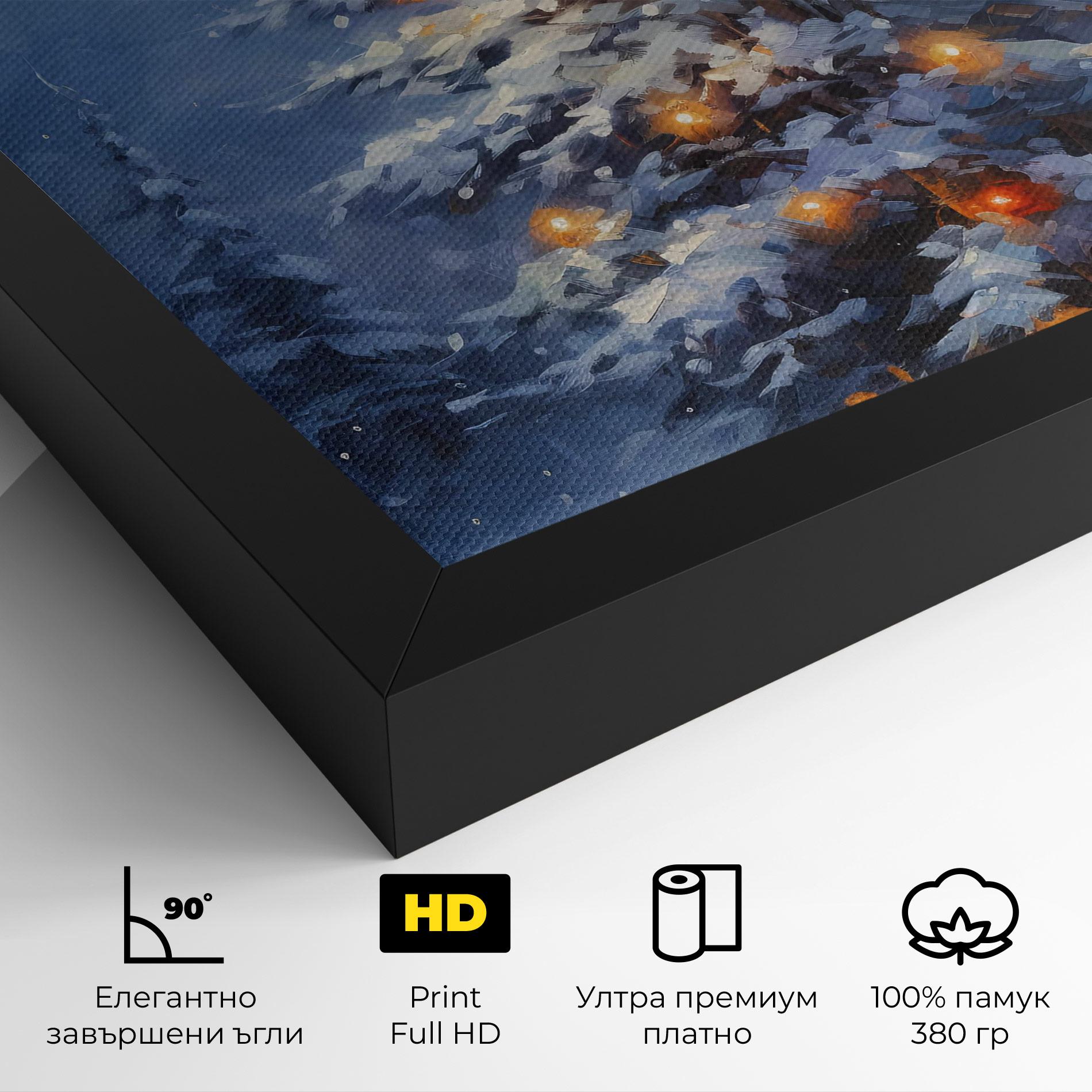 Картина на платно Tall Slender Tree mockup 4