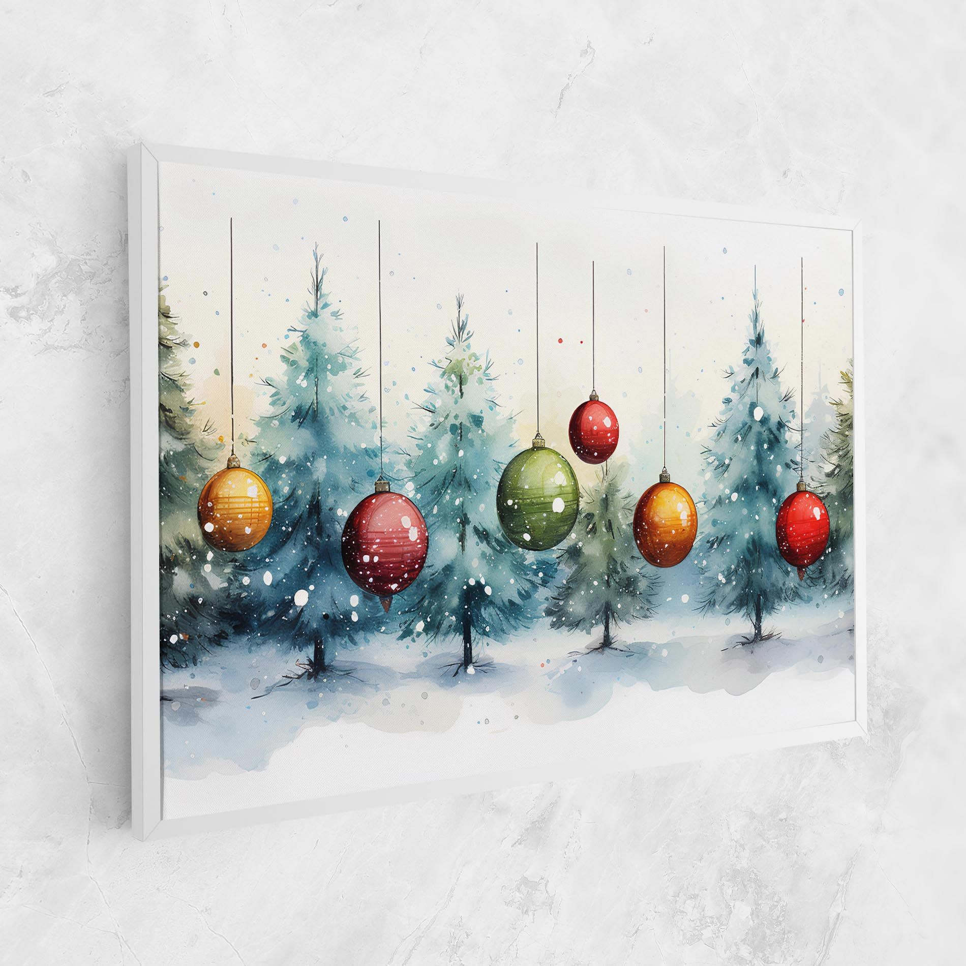 Christmas Tree Painting mockup 1