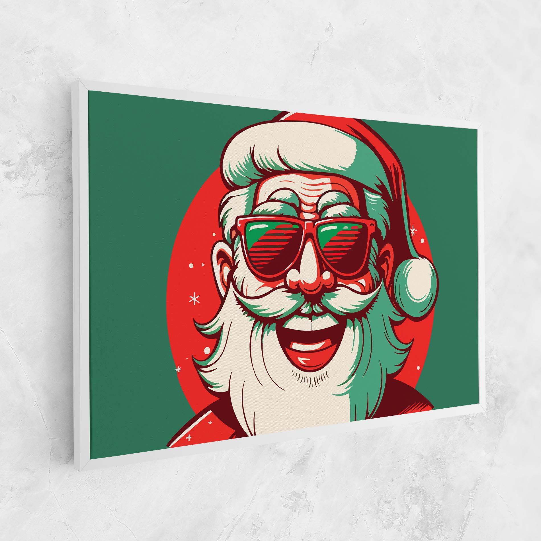 Crazy Smile Santa mockup 1