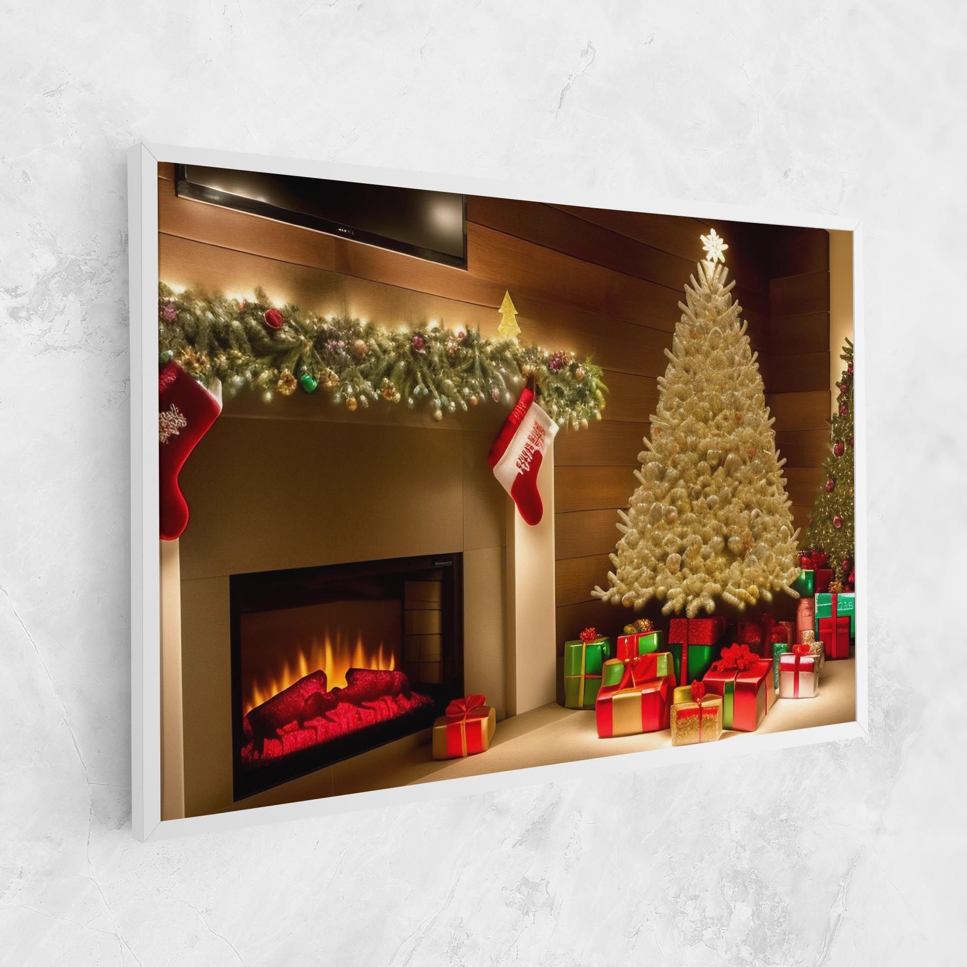 Decorated Christmas Tree mockup 1