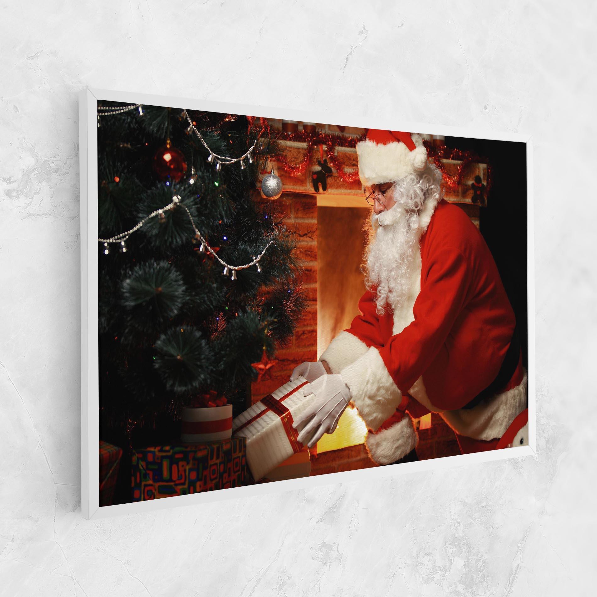 Картина на платно Santa Brought Gifts mockup 1