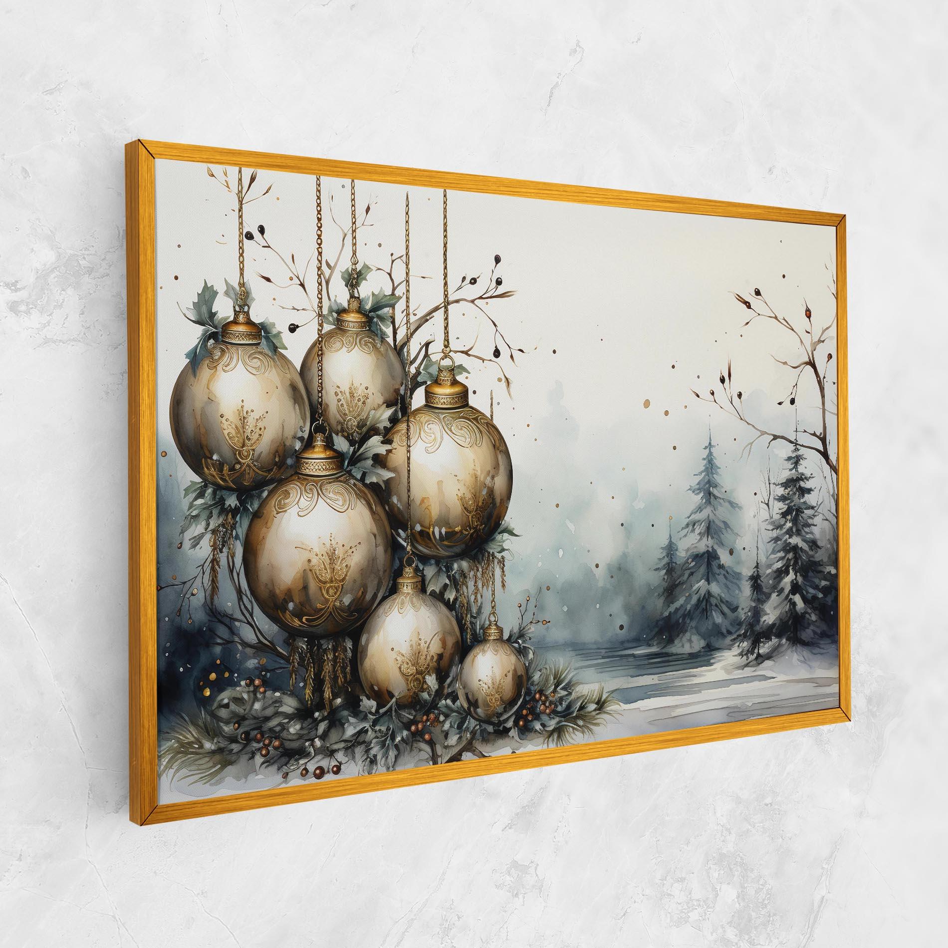 Картина на платно Christmas Art Paper mockup 1