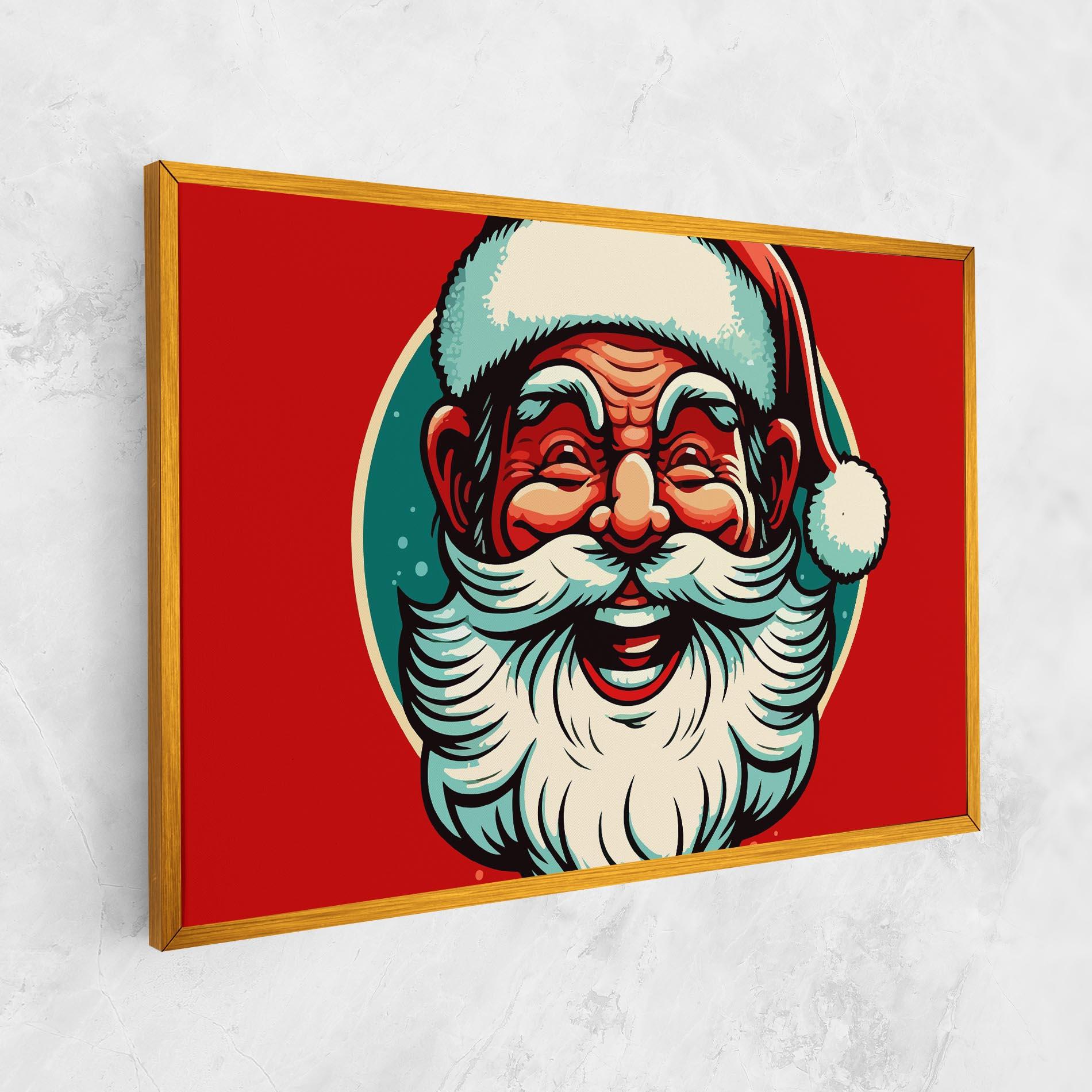 Картина на платно Crazy Smile mockup 1