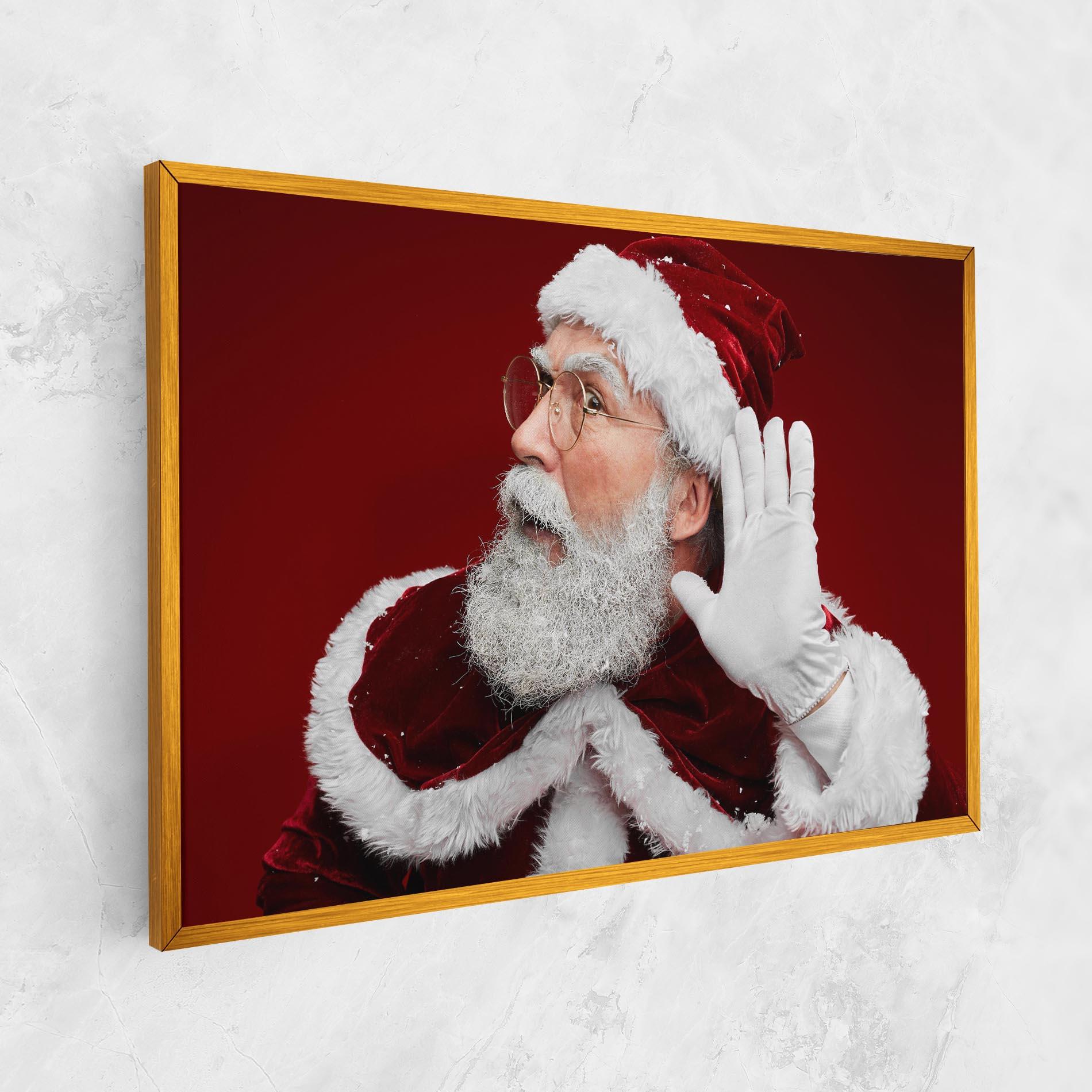 Картина на платно Santa Cant Hear You mockup 1