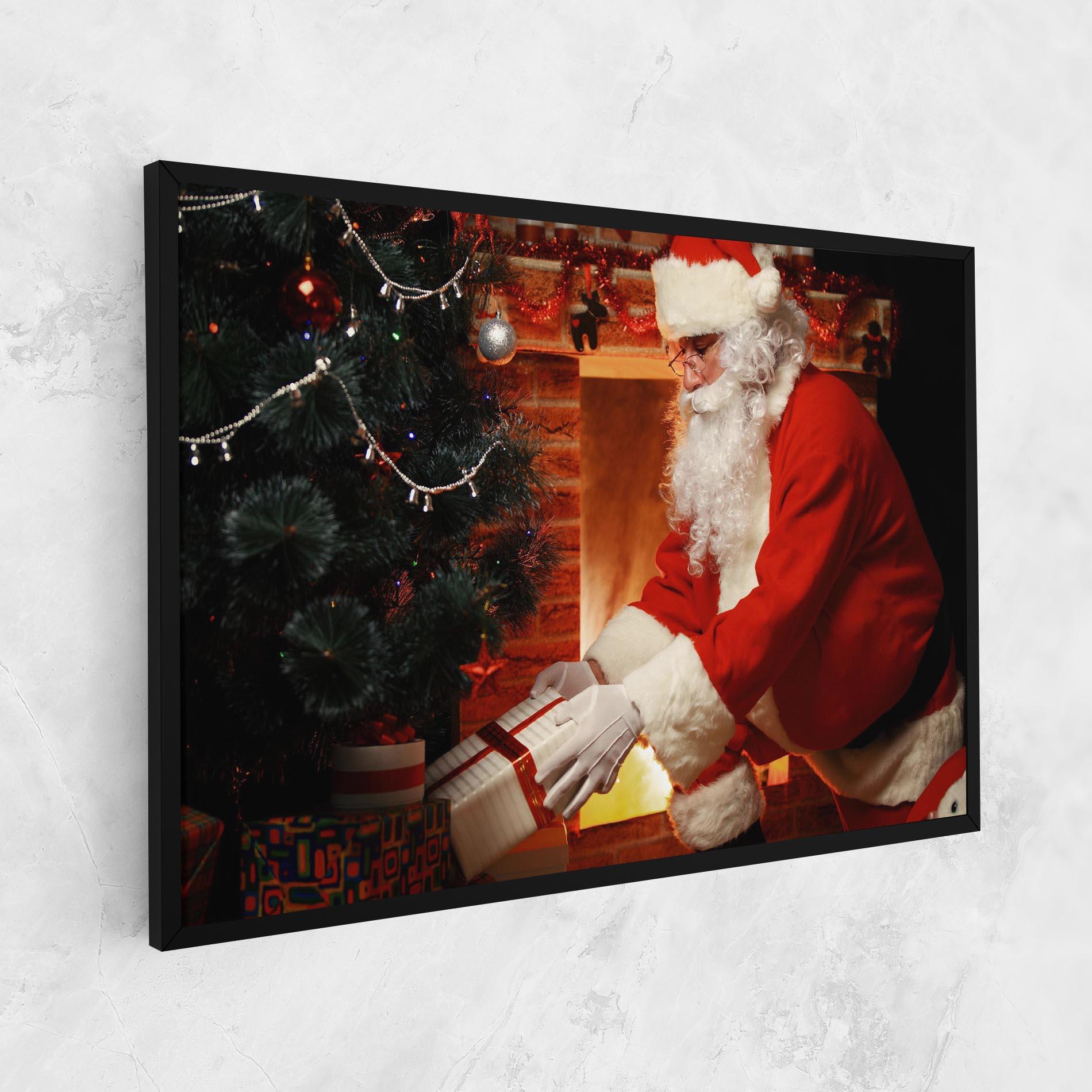 Картина на платно Santa Brought Gifts mockup 1