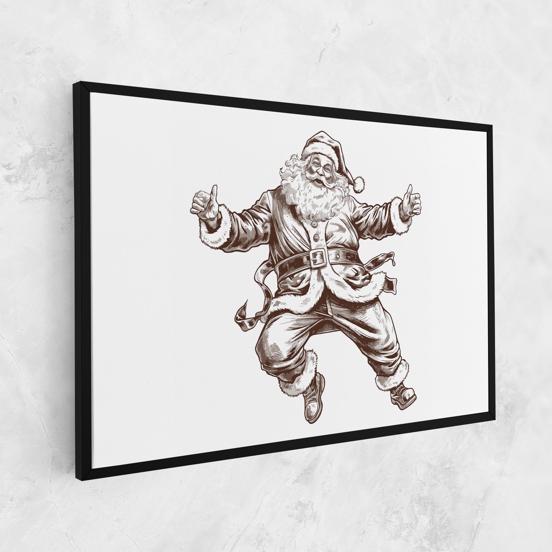 Картина на платно Santa Ok mockup 1