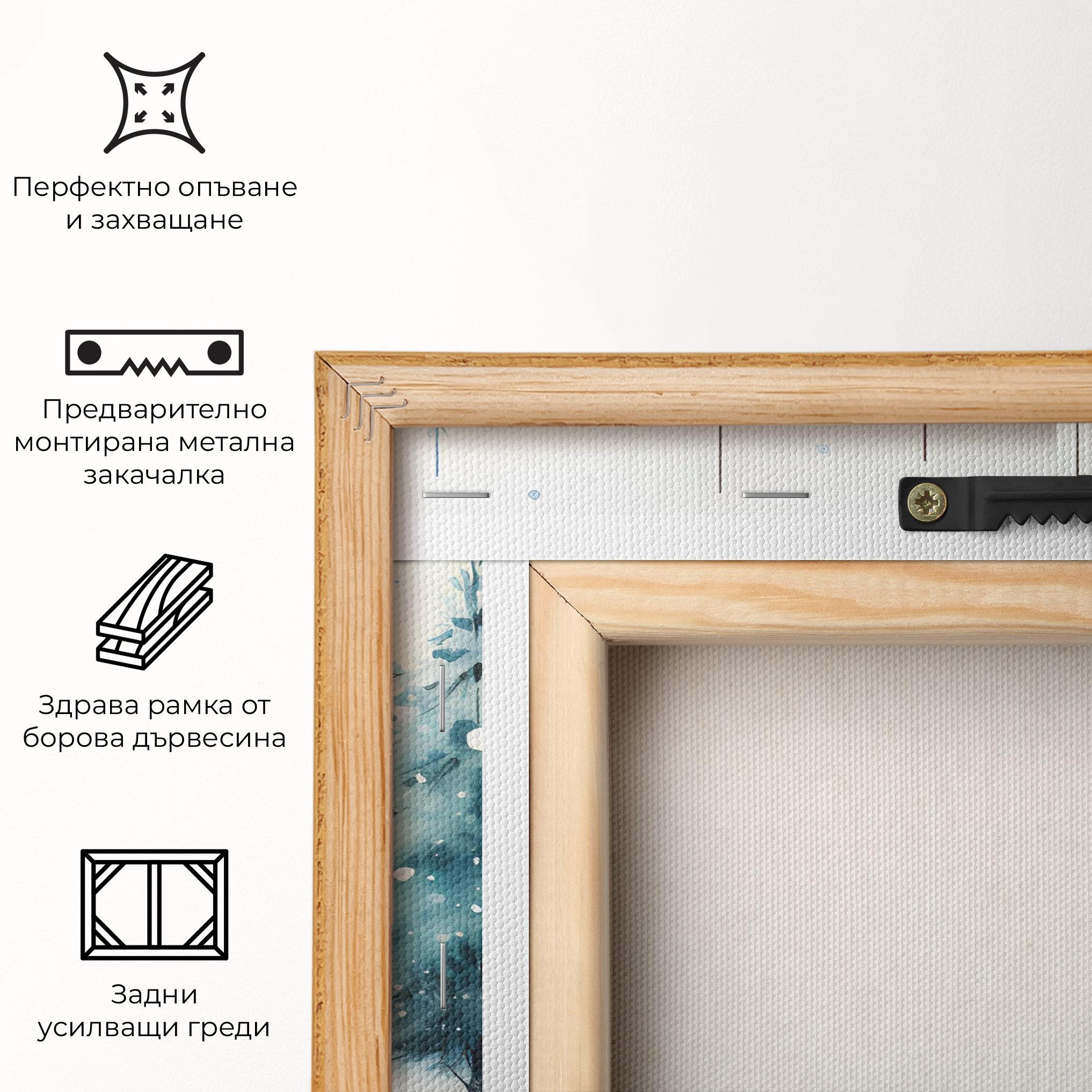 Картина на платно Christmas Tree Painting mockup 5