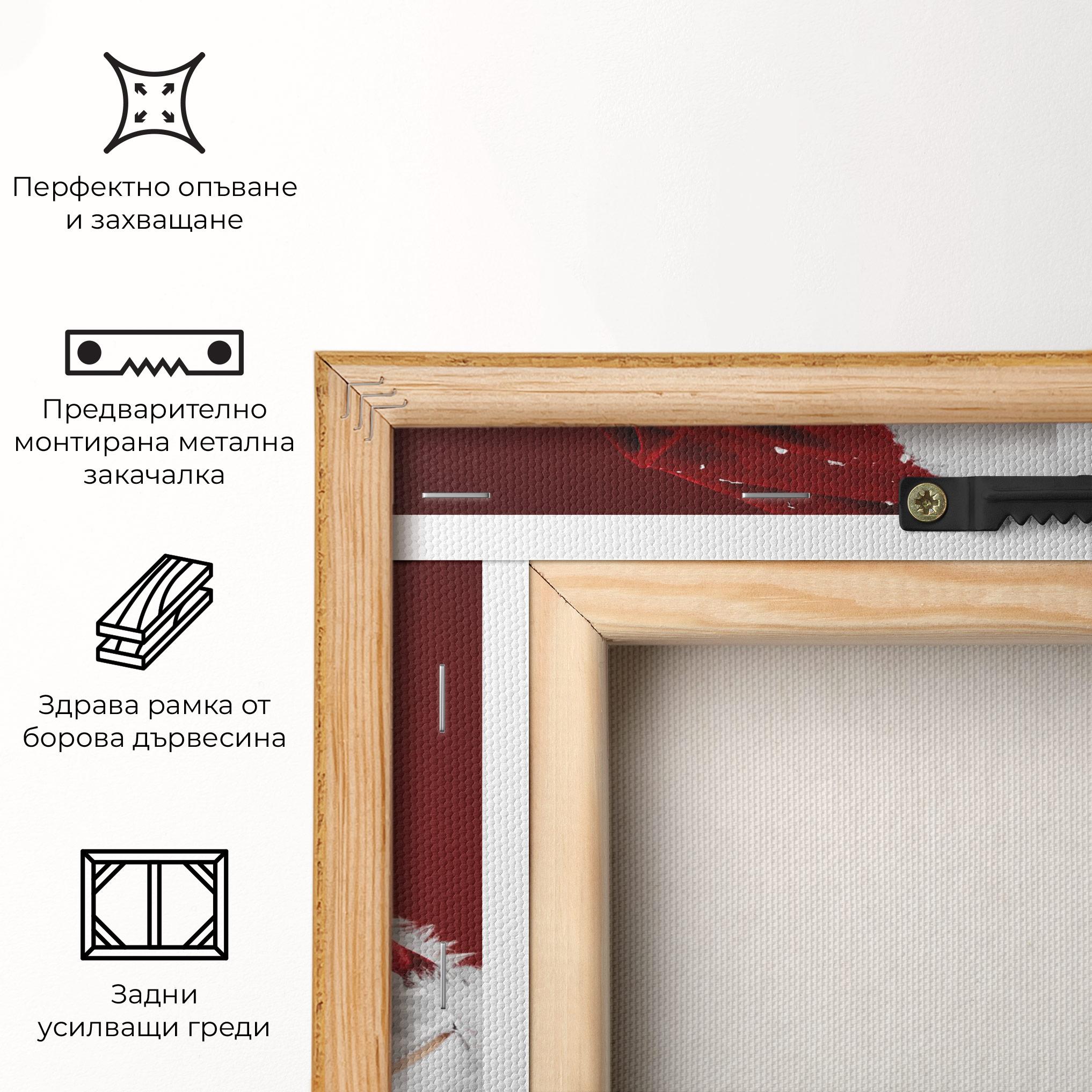 Картина на платно Santa Cant Hear You mockup 5