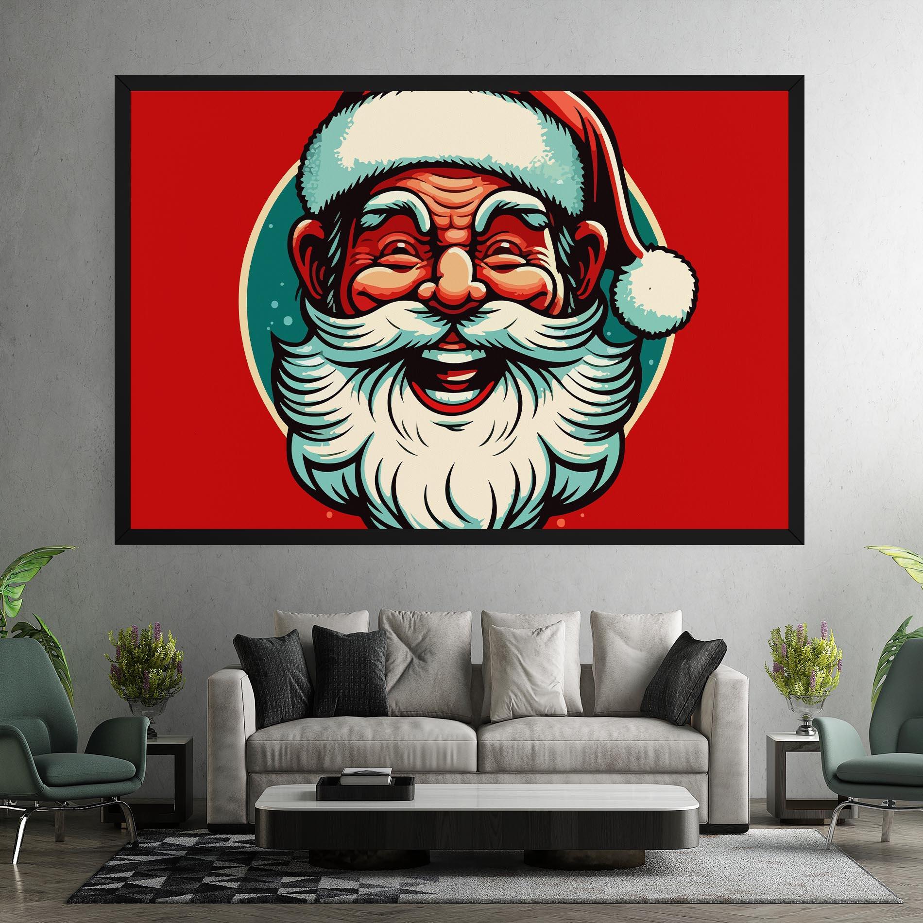 Картина на платно Crazy Smile mockup 7