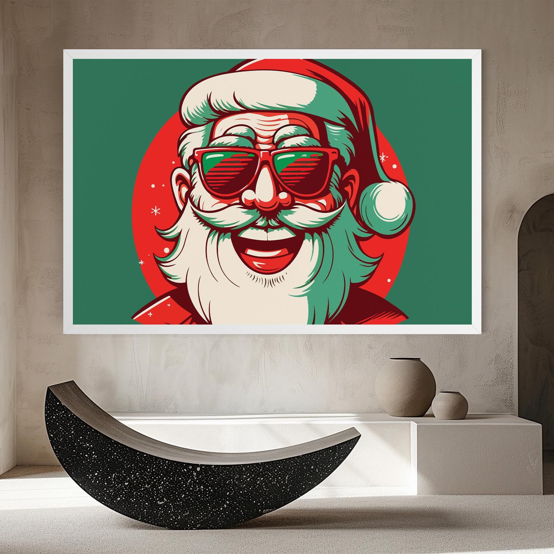 Crazy Smile Santa mockup 8