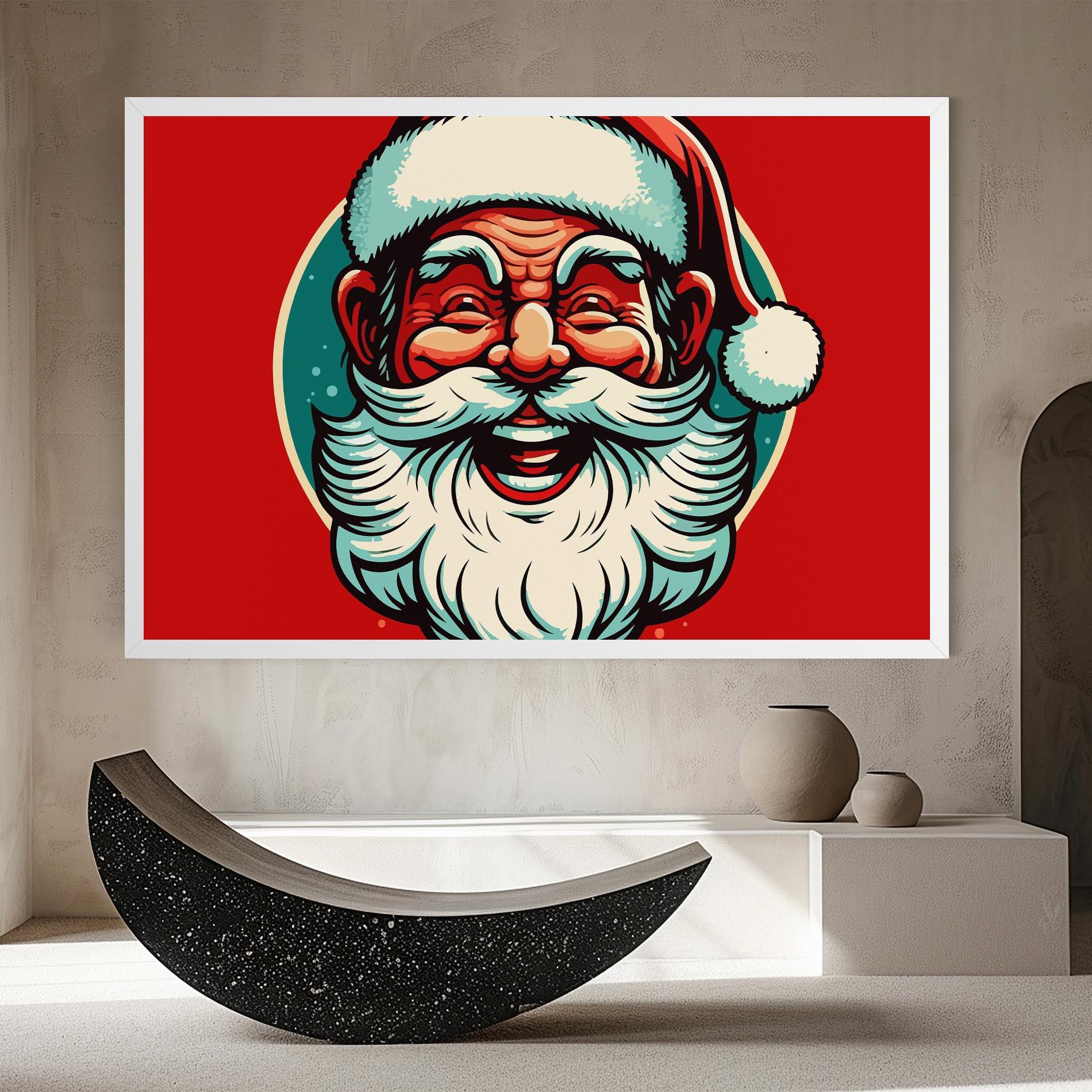 Картина на платно Crazy Smile mockup 8