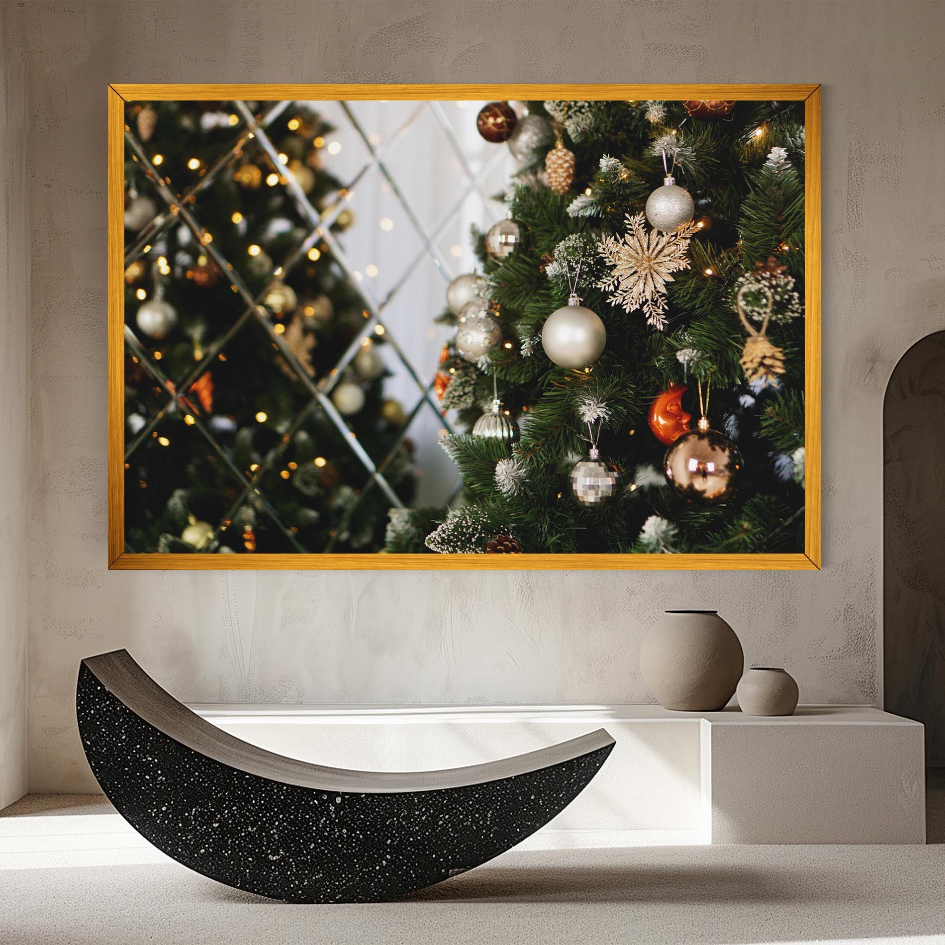 Картина на платно Christmas Decor Tree mockup 8