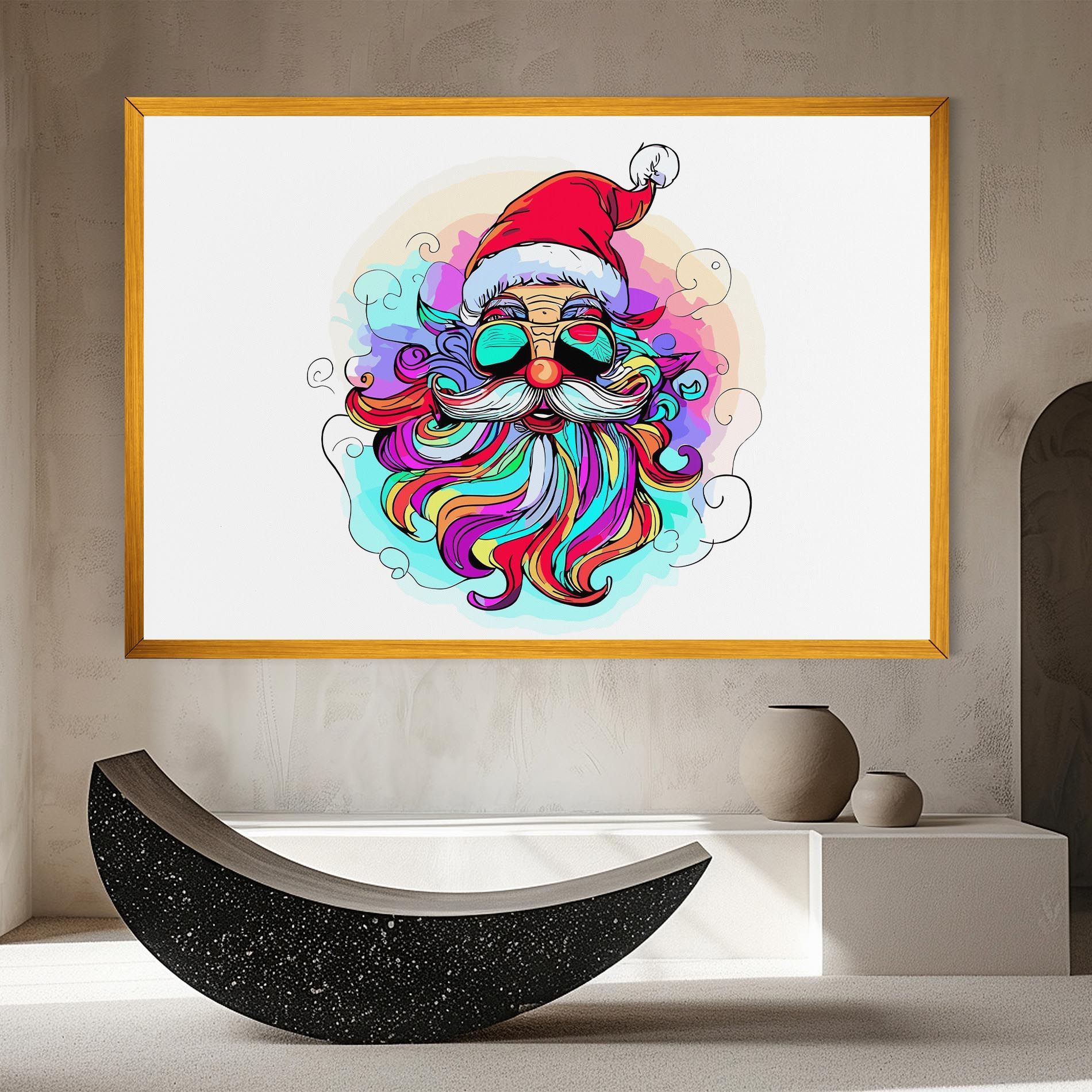 Colorful Santa mockup 8