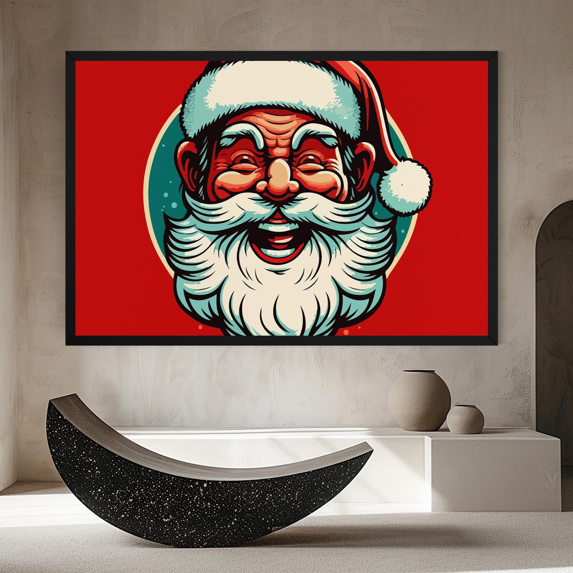 Картина на платно Crazy Smile mockup 8