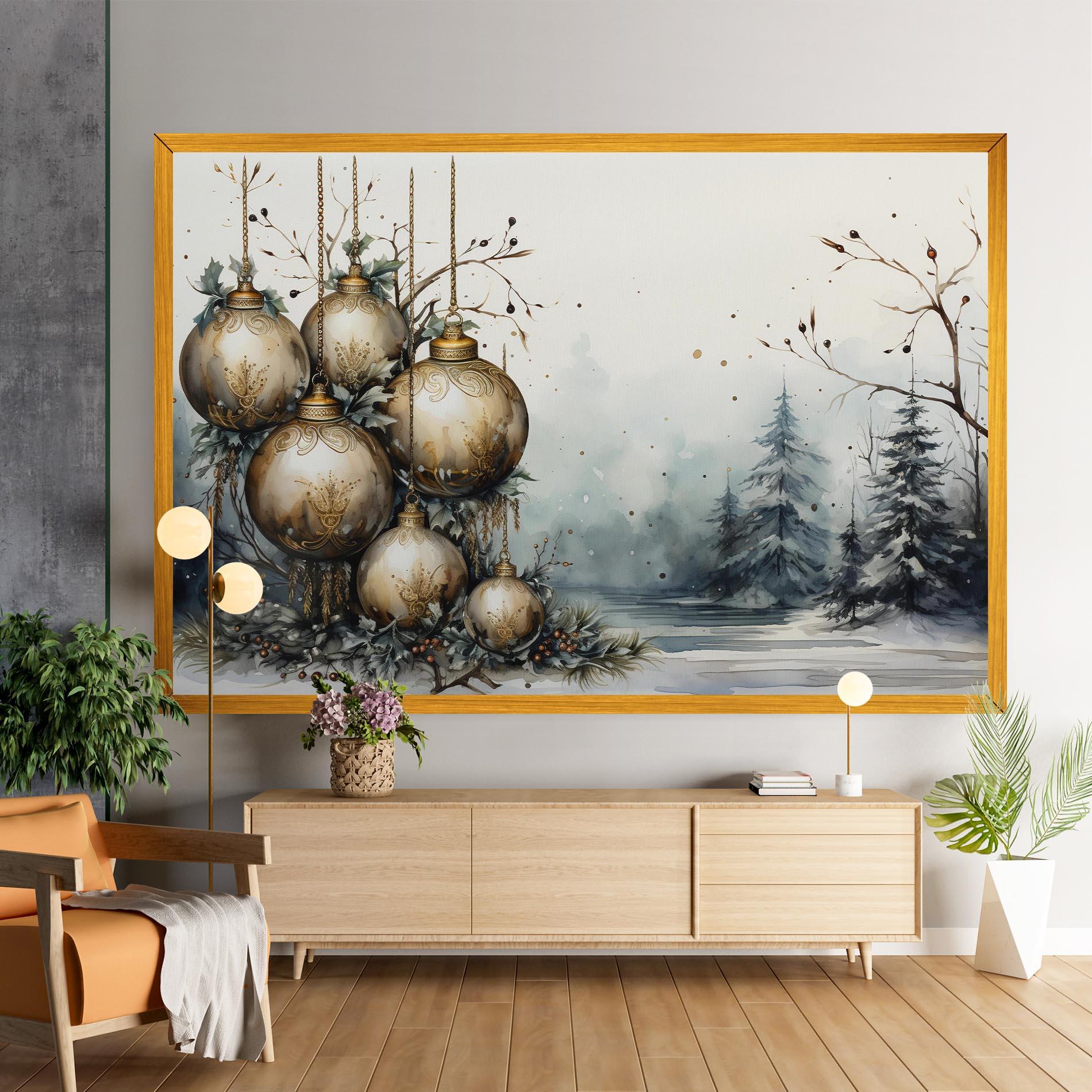 Картина на платно Christmas Art Paper mockup 9