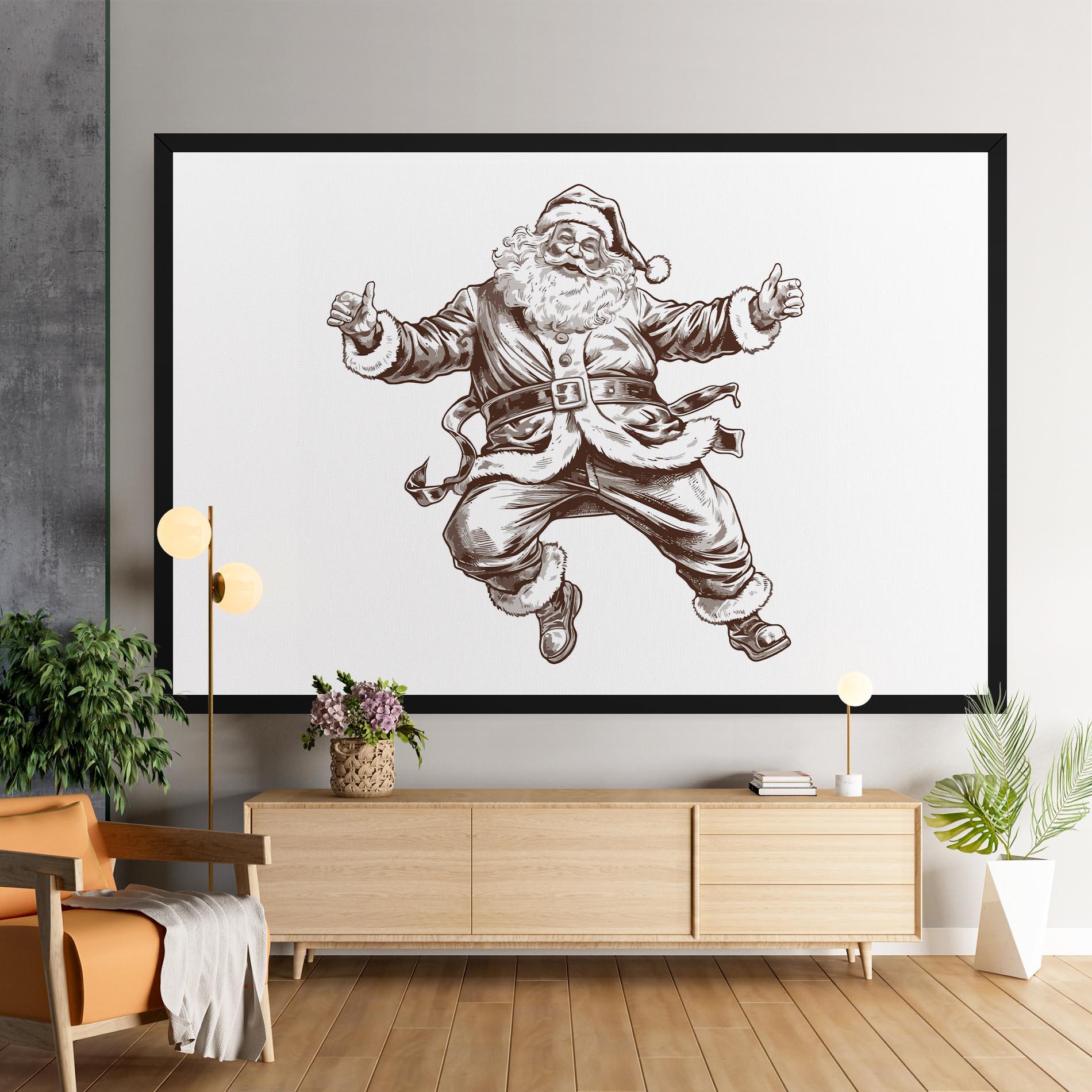 Картина на платно Santa Ok mockup 9