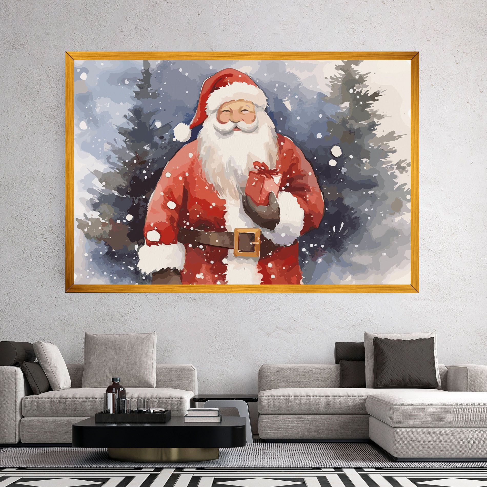 Holding Gift mockup 2