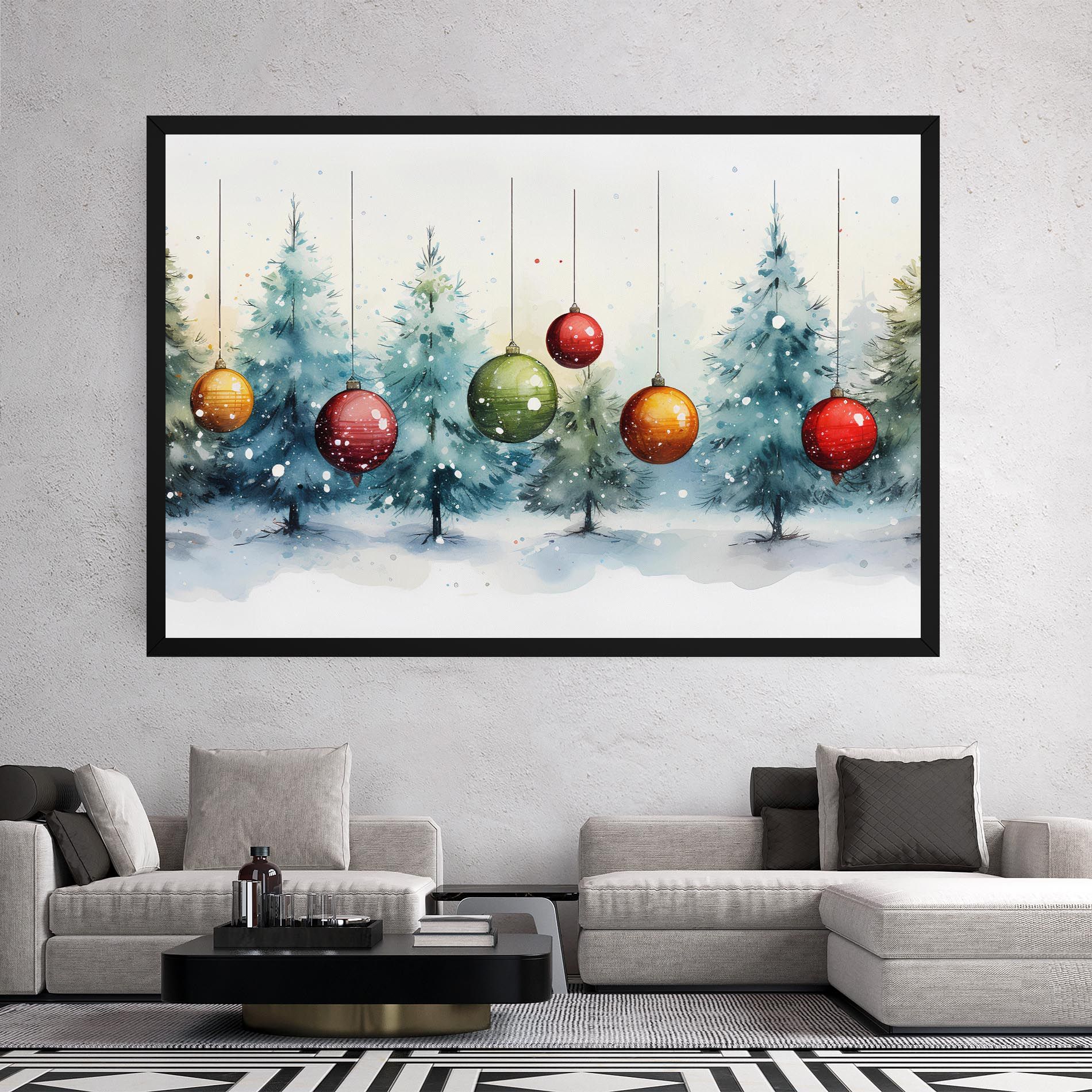 Christmas Tree Painting mockup 2