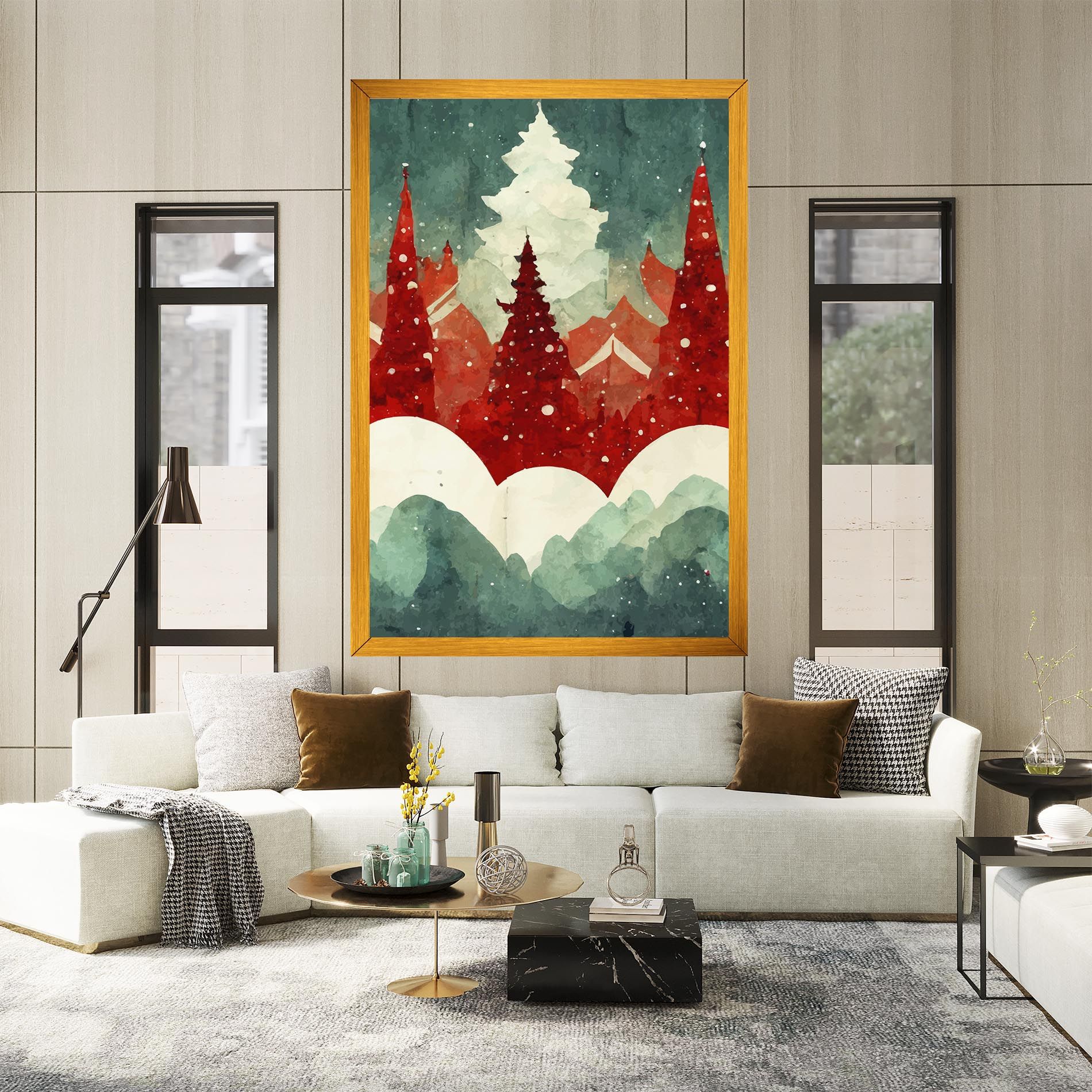 Christmas Landscape mockup 2