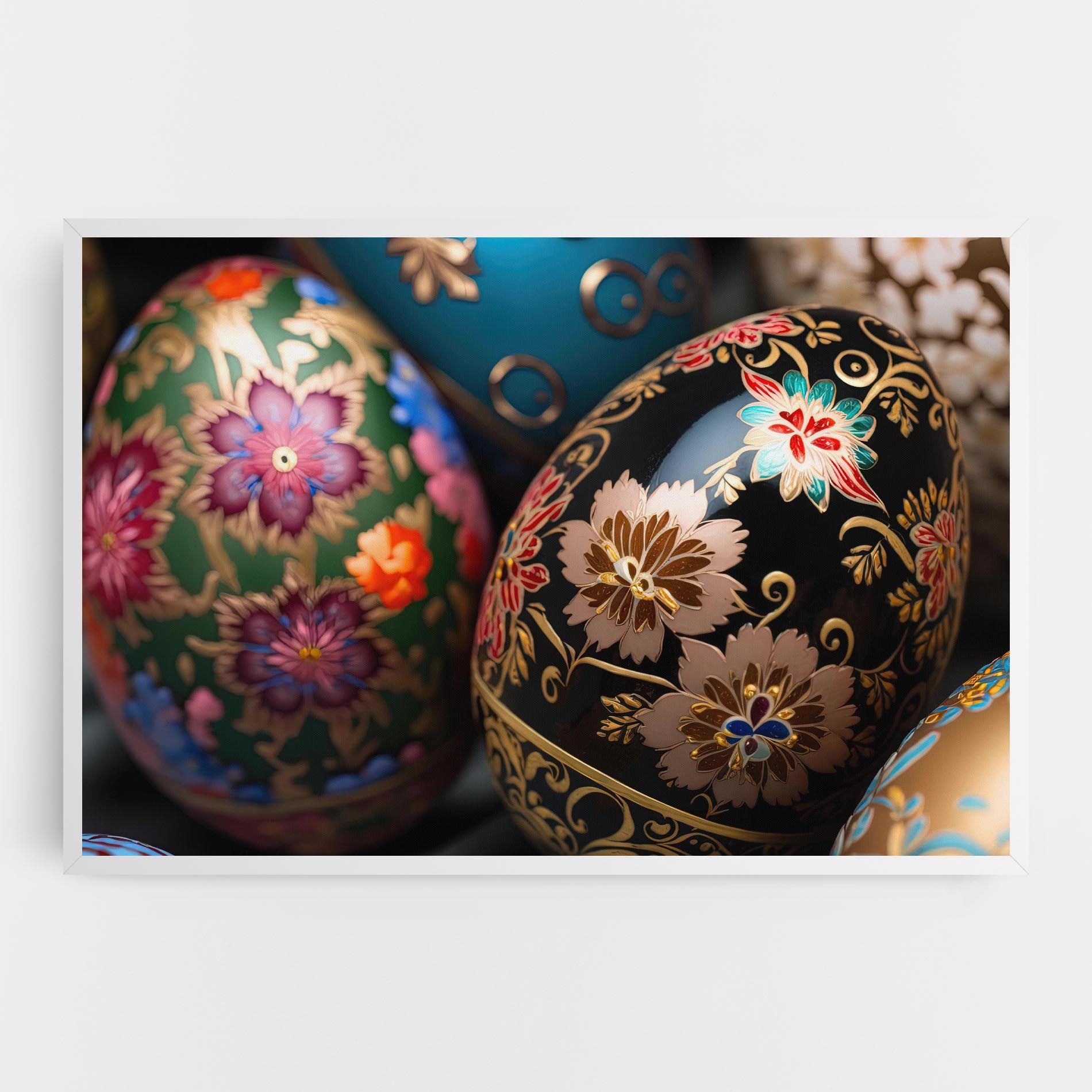 Close Up Painted Eggs mockup 0