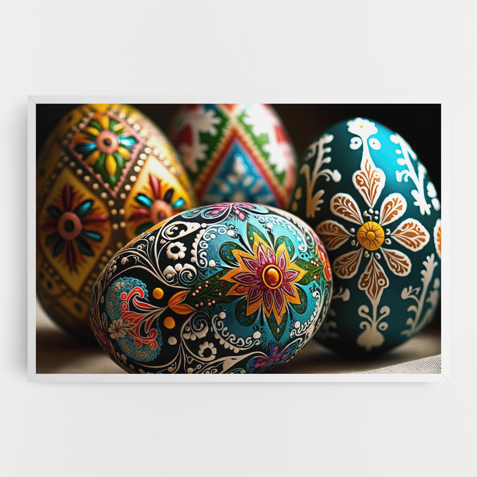 Картина на платно Easter Eggs Ornament mockup 0