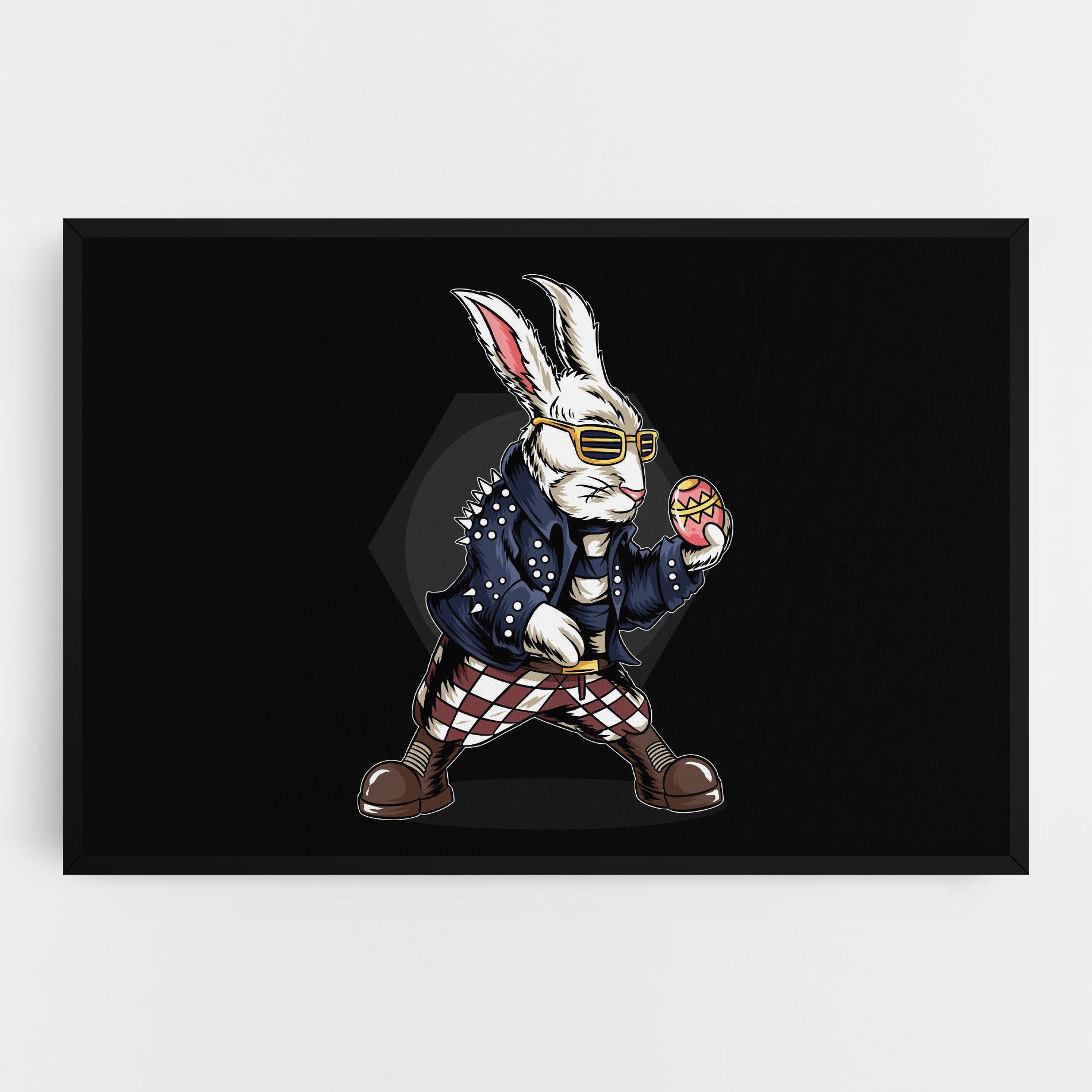 Картина на платно Rabbit Rock mockup 0
