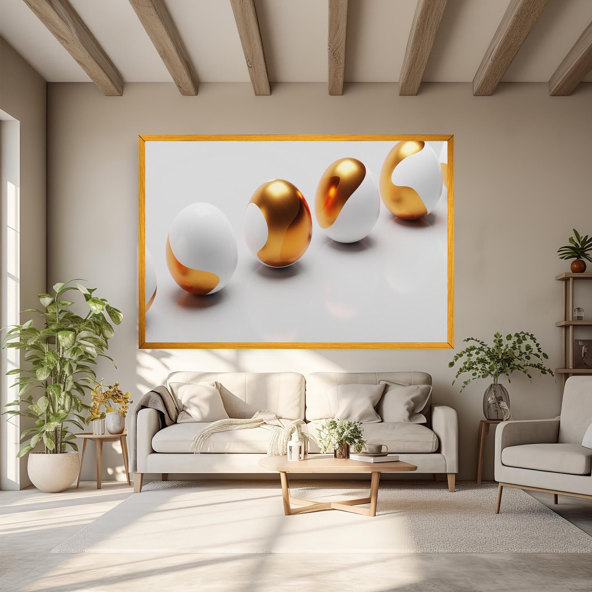 Elegant Easter Eggs mockup 6