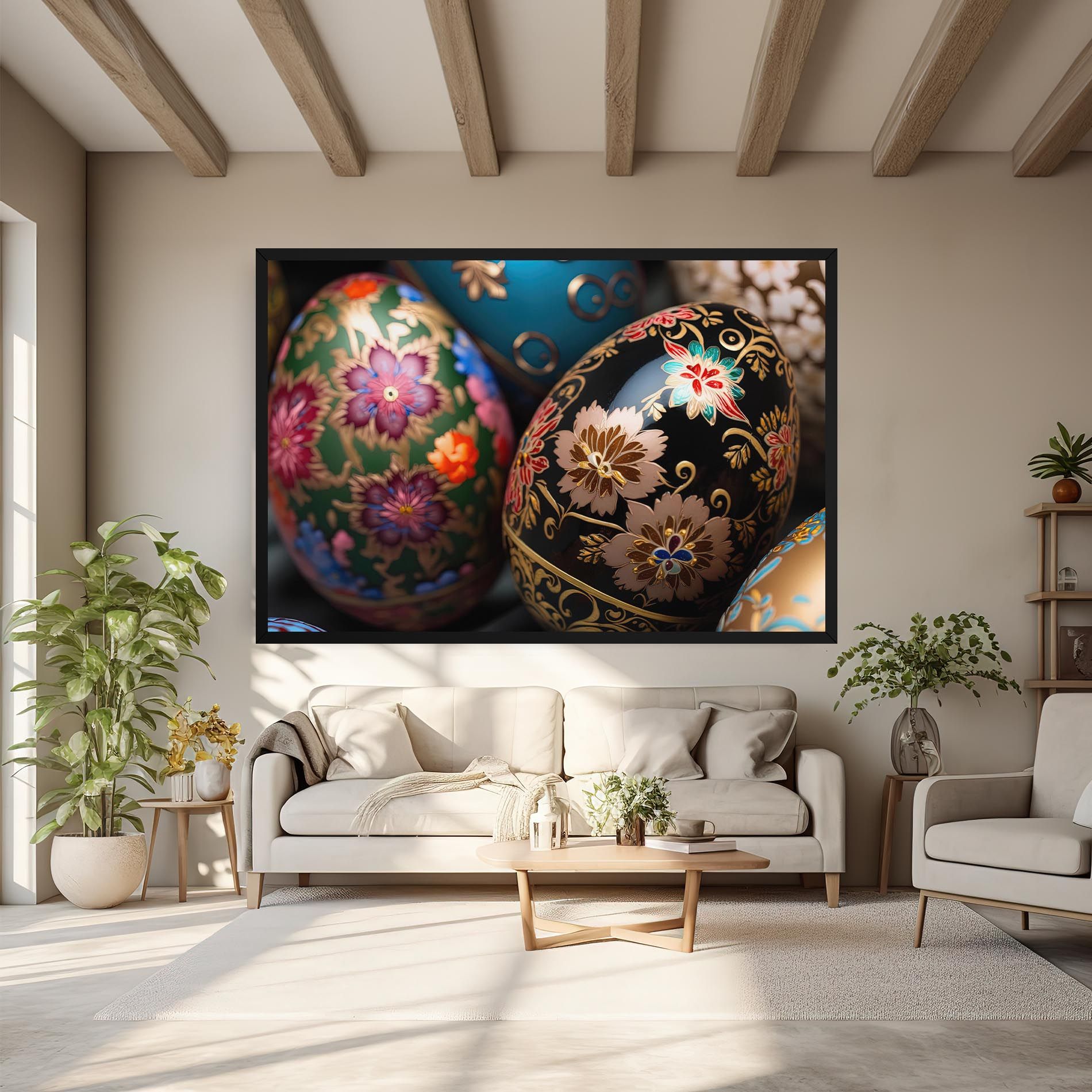 Close Up Painted Eggs mockup 6