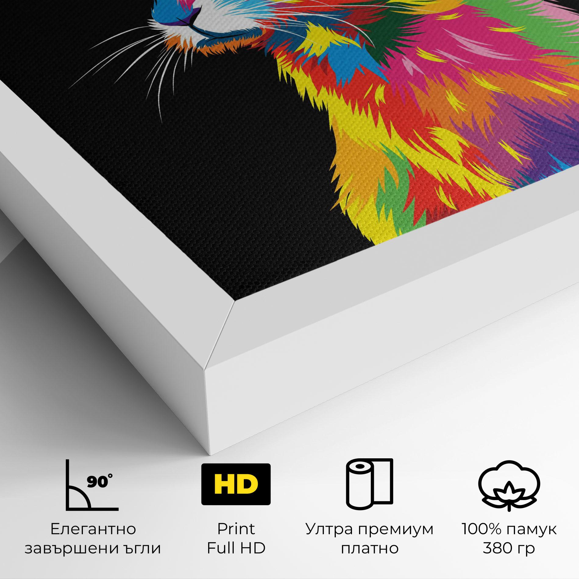 Картина на платно Color Mix Easter mockup 4