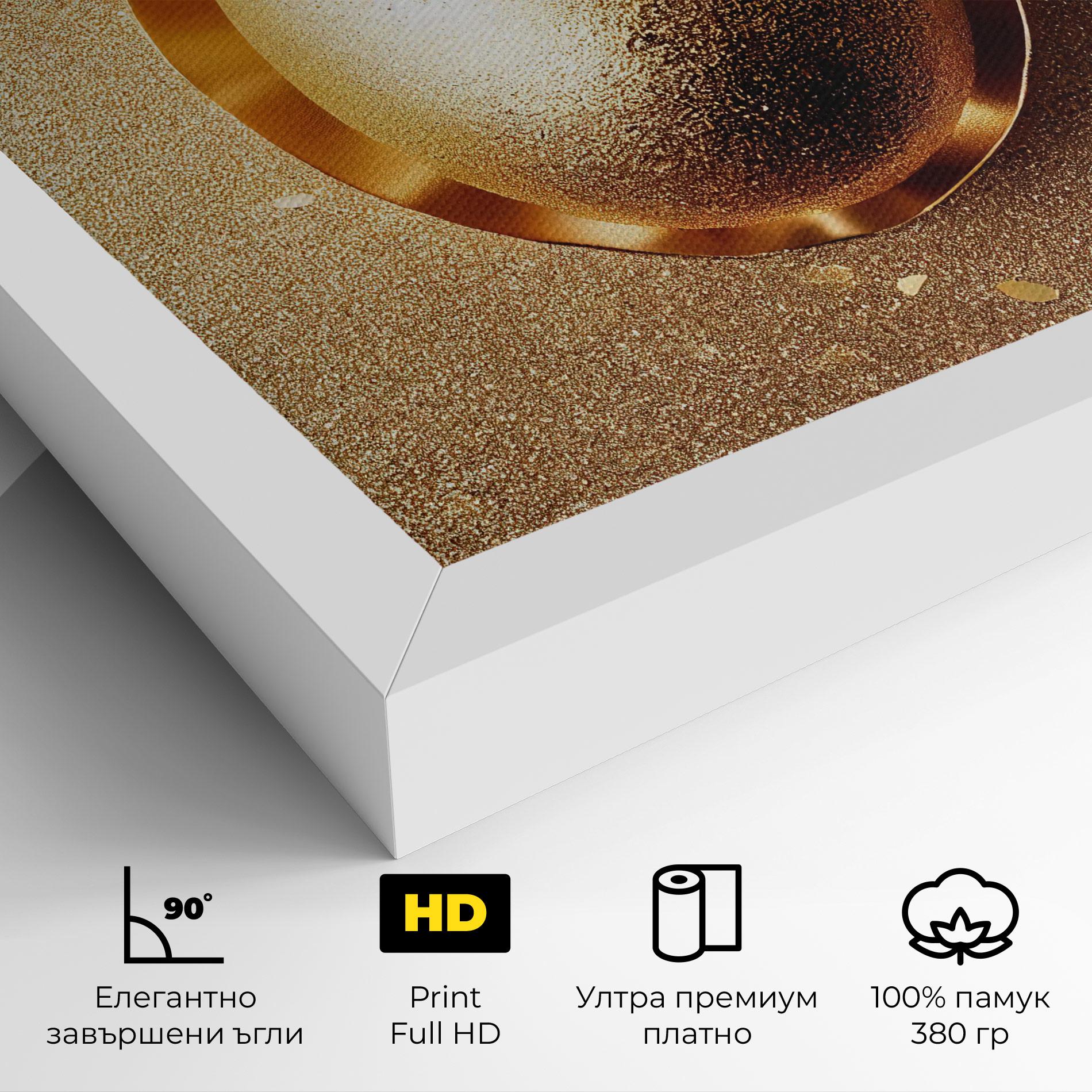 Картина на платно Golden Egg Chocolate mockup 4