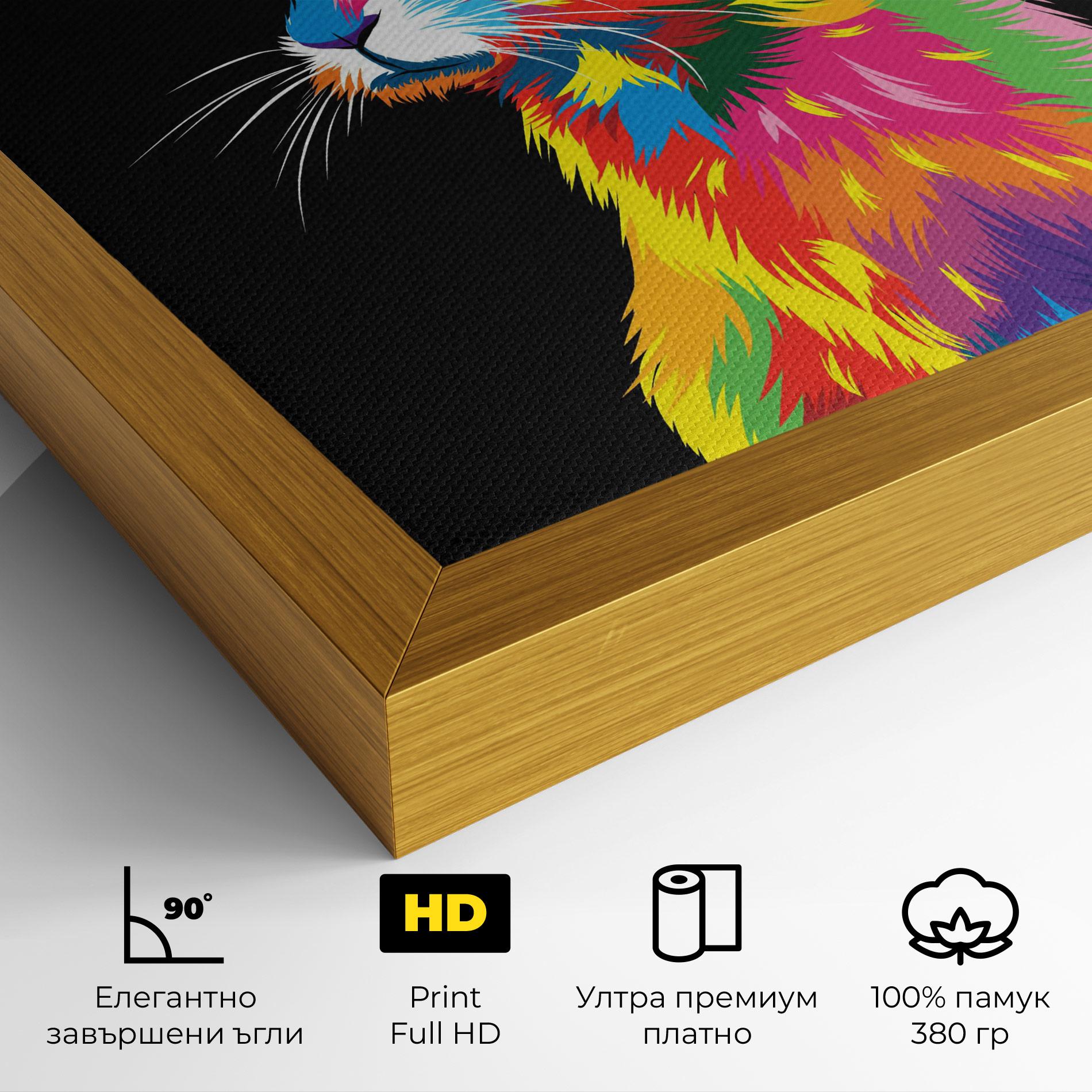 Картина на платно Color Mix Easter mockup 4