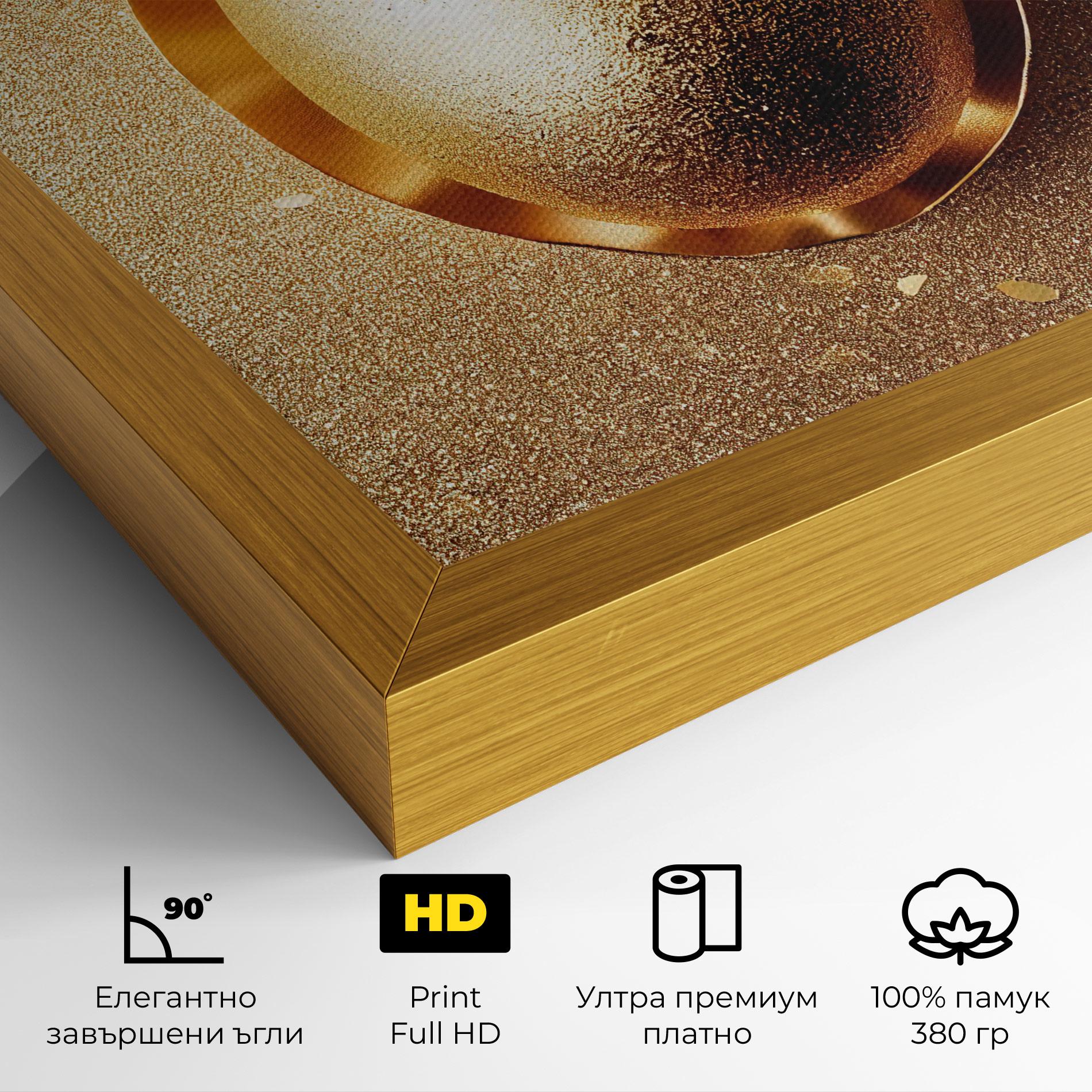 Картина на платно Golden Egg Chocolate mockup 4