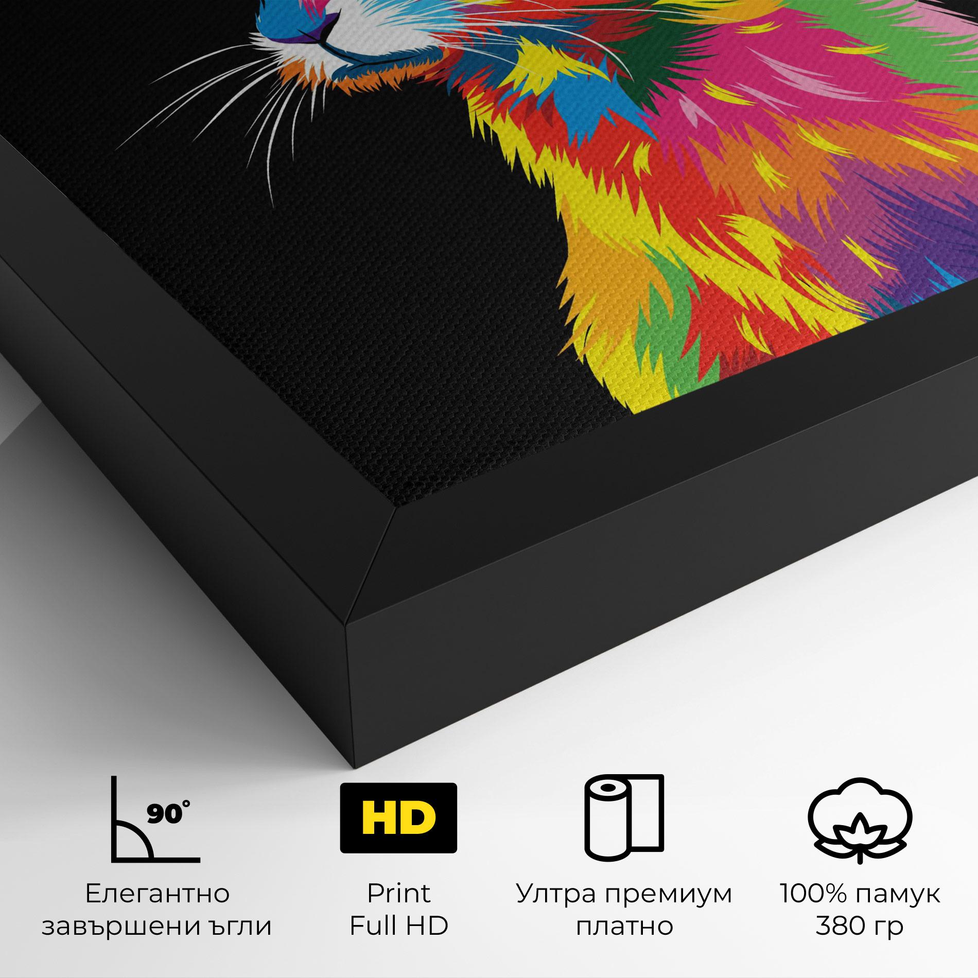 Картина на платно Color Mix Easter mockup 4