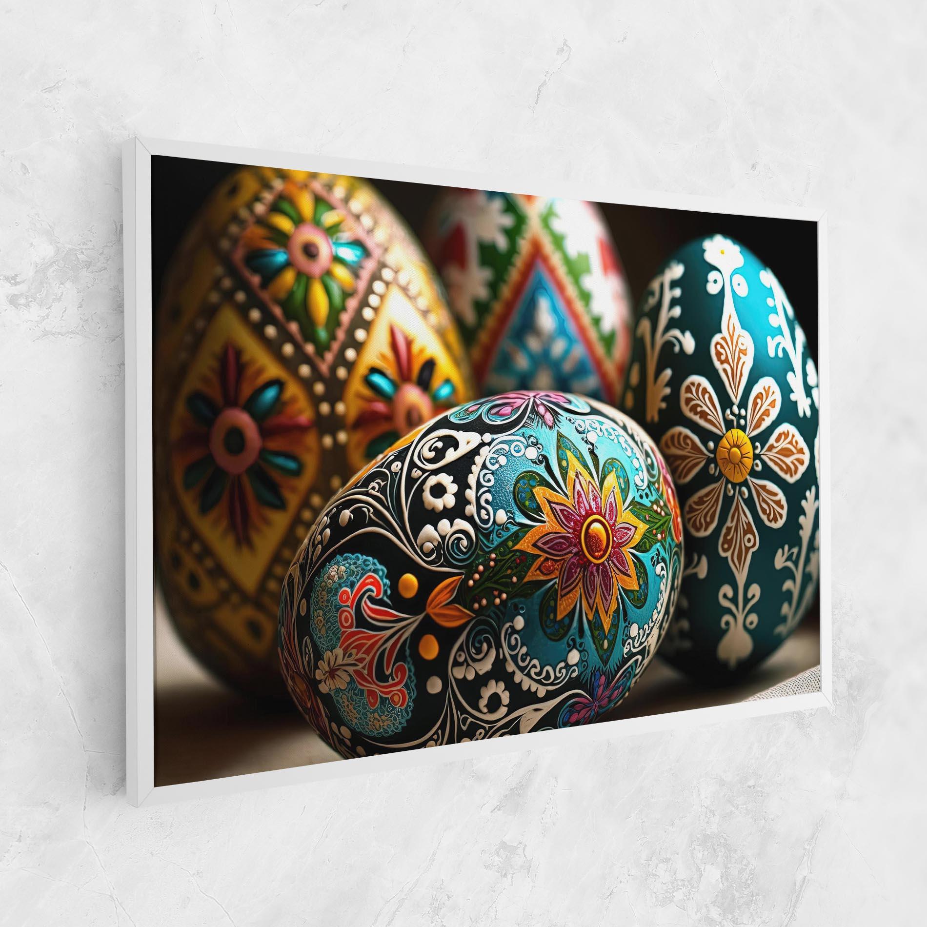 Картина на платно Easter Eggs Ornament mockup 1