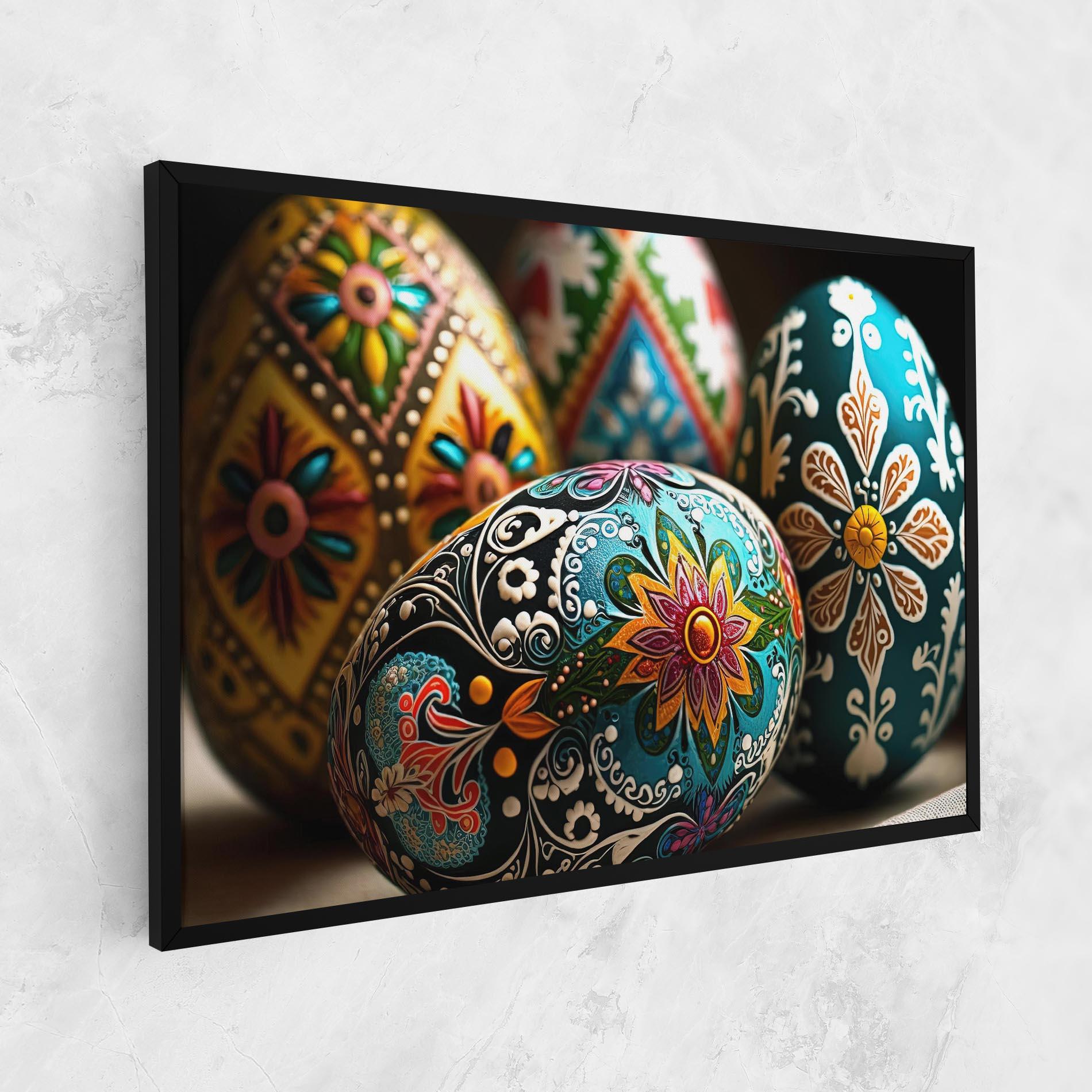 Картина на платно Easter Eggs Ornament mockup 1