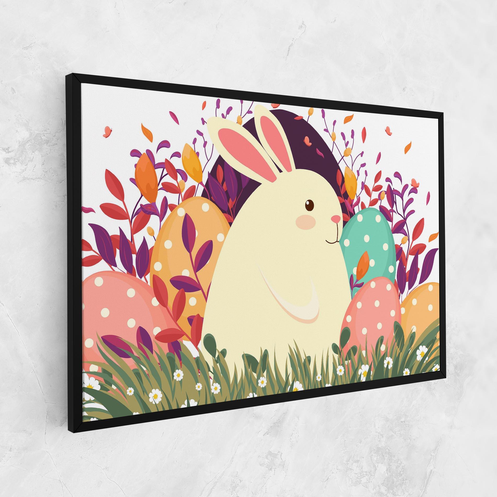 Картина на платно Friendly Bunny mockup 1