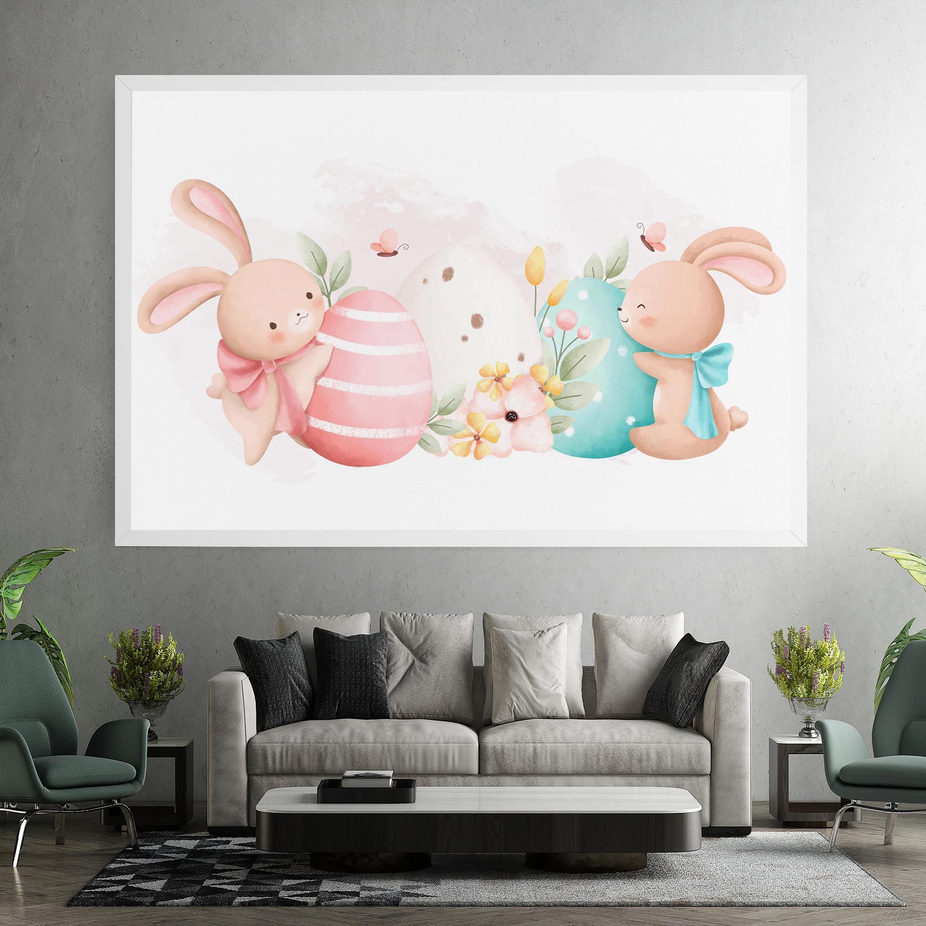 Cute Bunny Art mockup 7